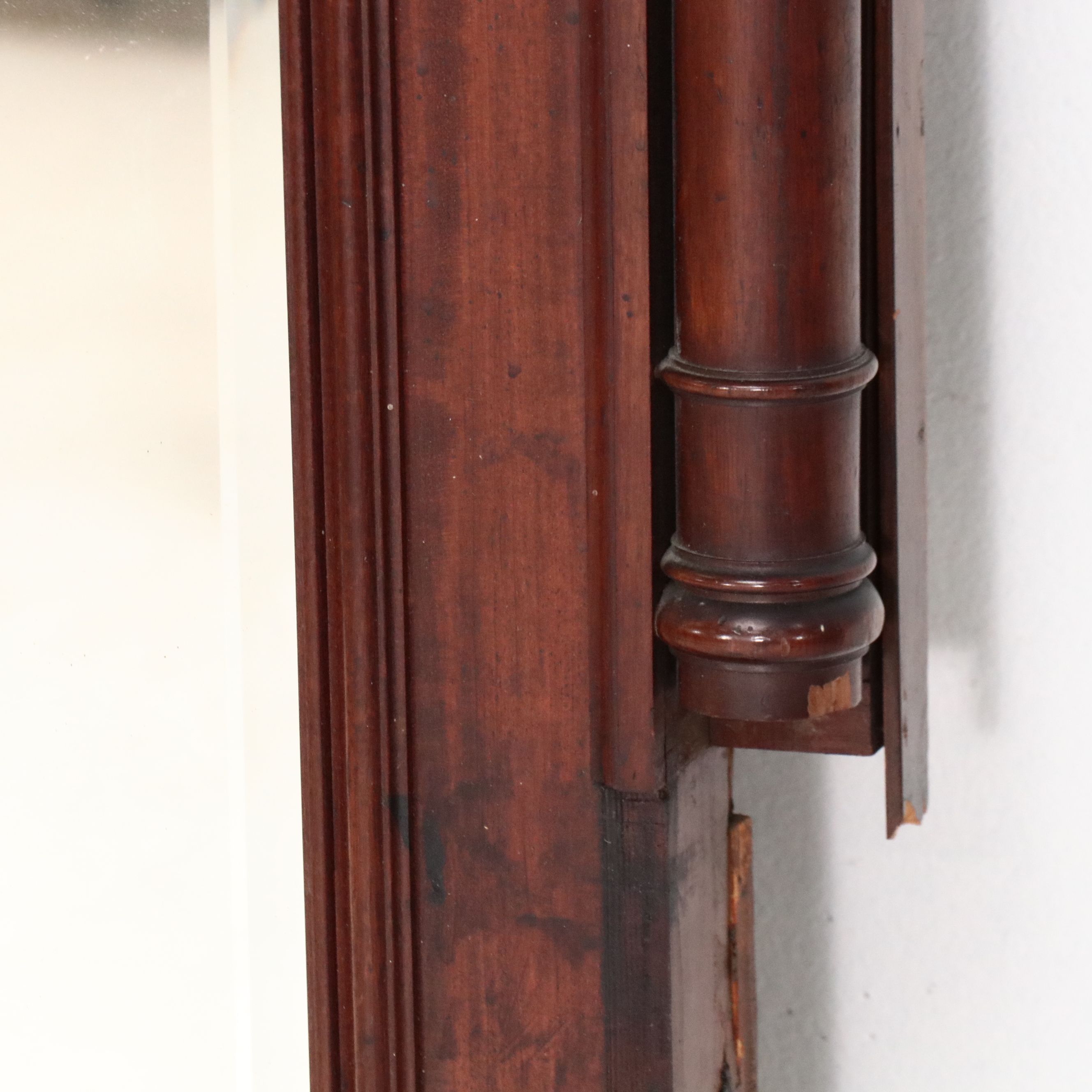 Mahogany Pier Mirror, Antique