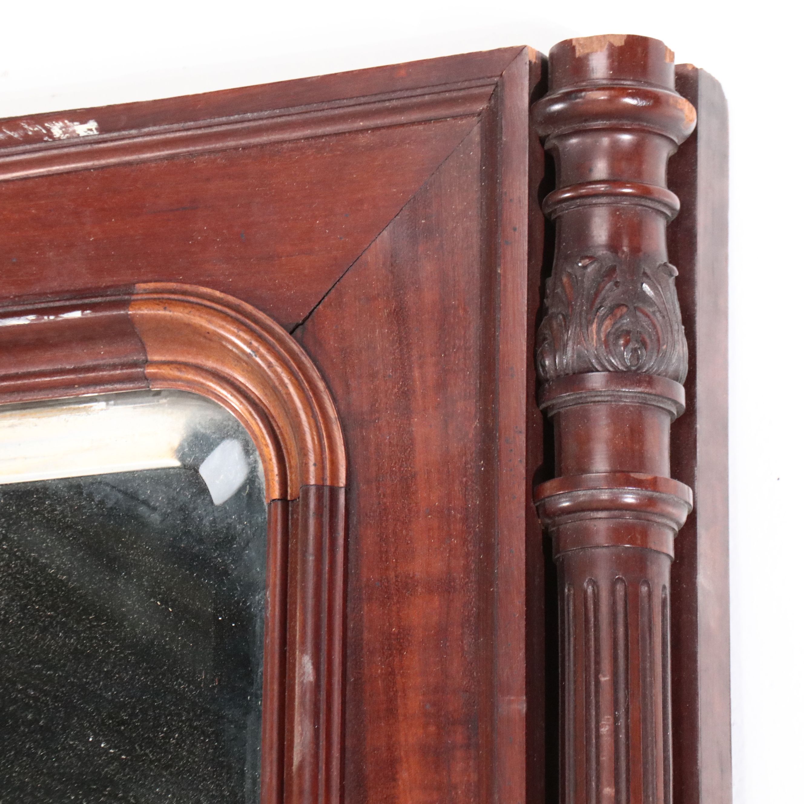 Mahogany Pier Mirror, Antique
