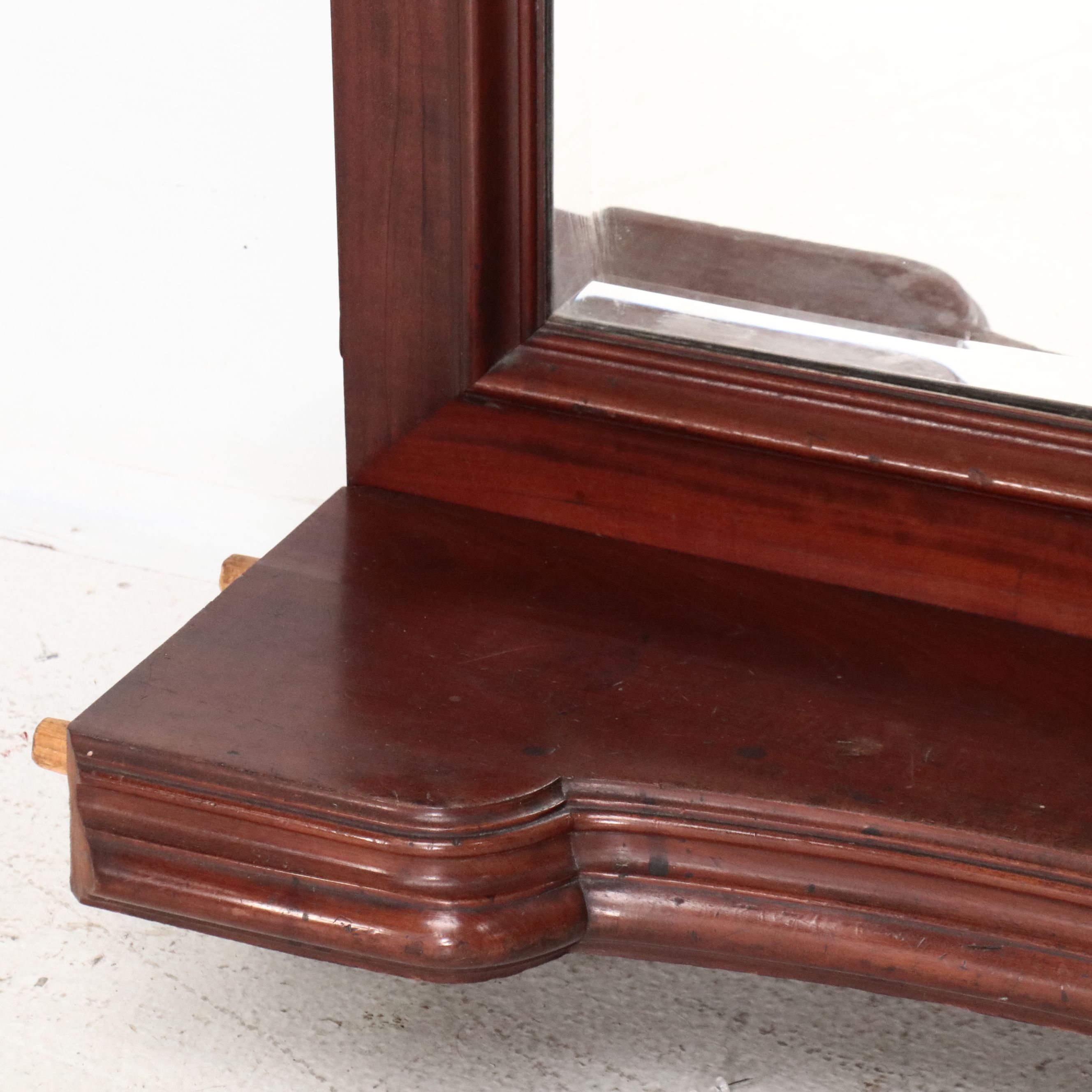 Mahogany Pier Mirror, Antique