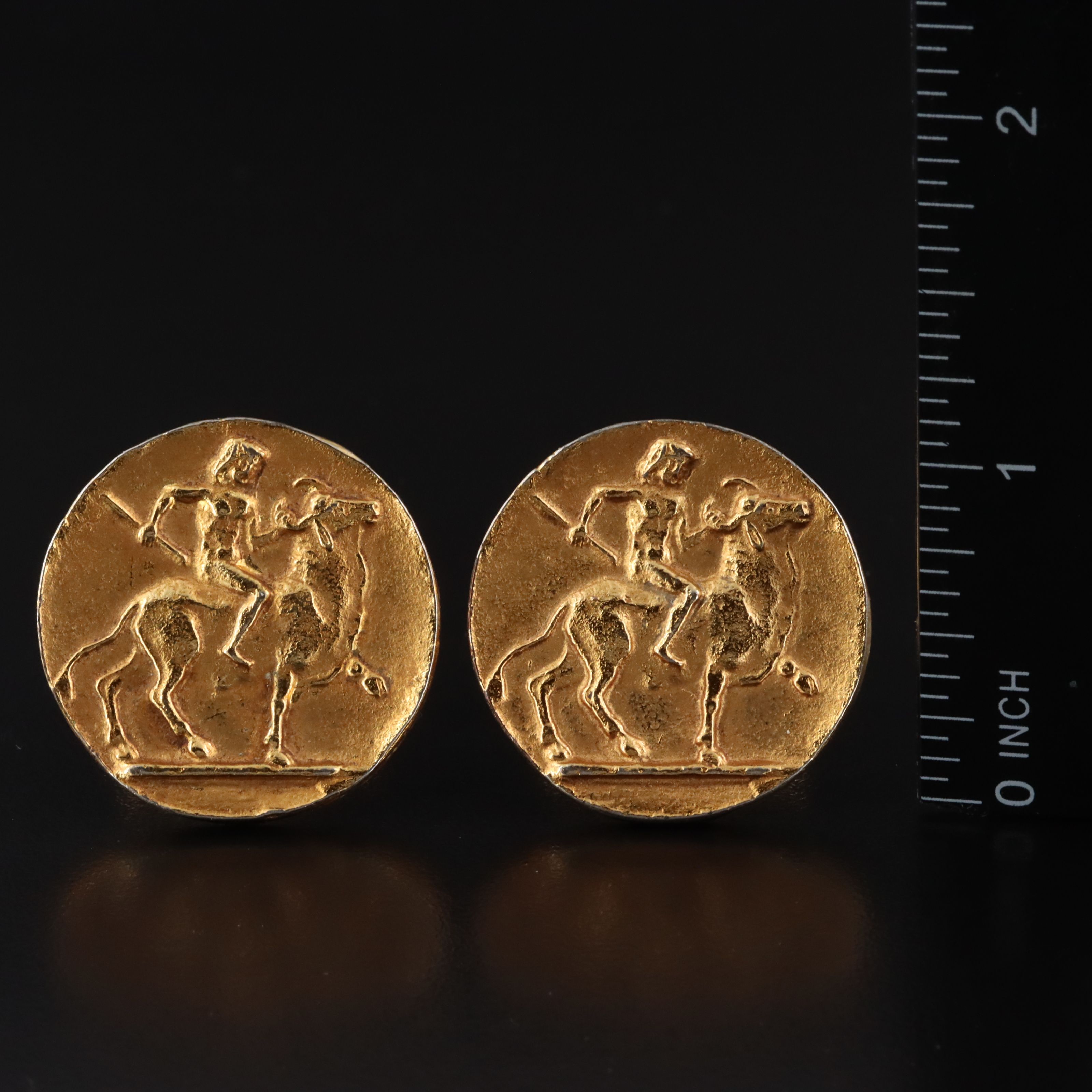 Alva Museum & Metropolitan Museum of Art Replica Greek & Egyptian Cufflinks