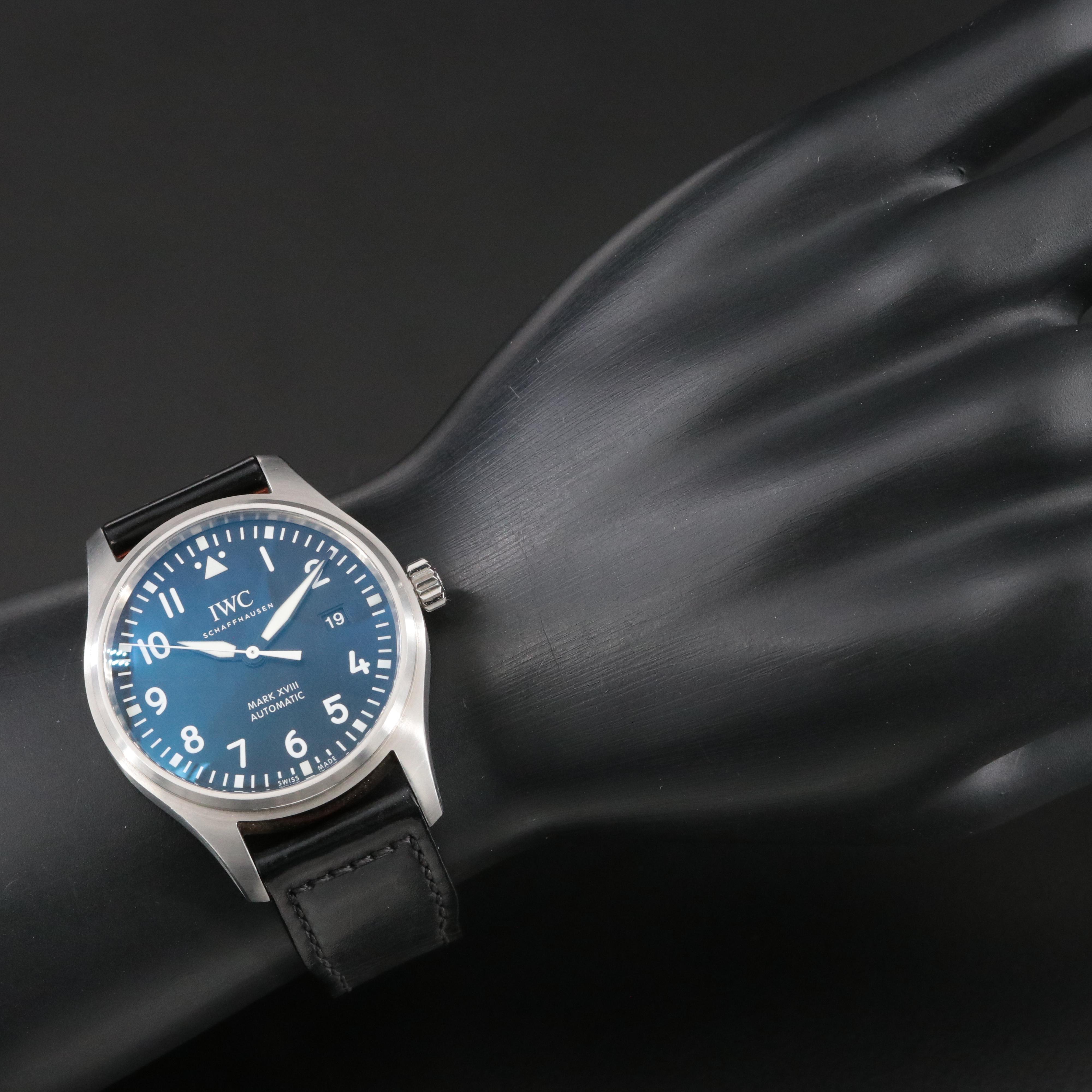 IWC Pilot`s Mark XVlll Automatic Stainless Steel Date Watch