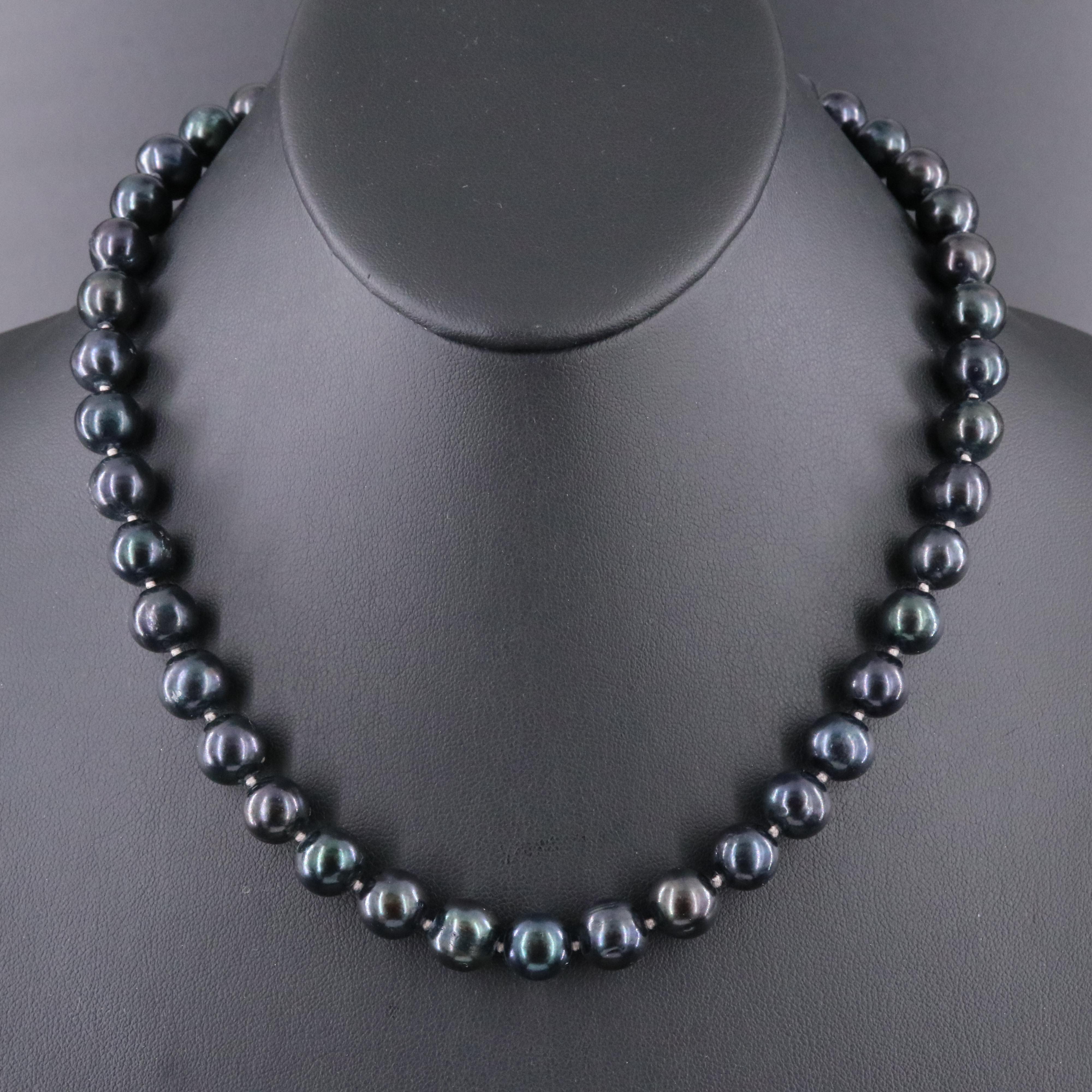 Pearl Necklace with 14K Clasp