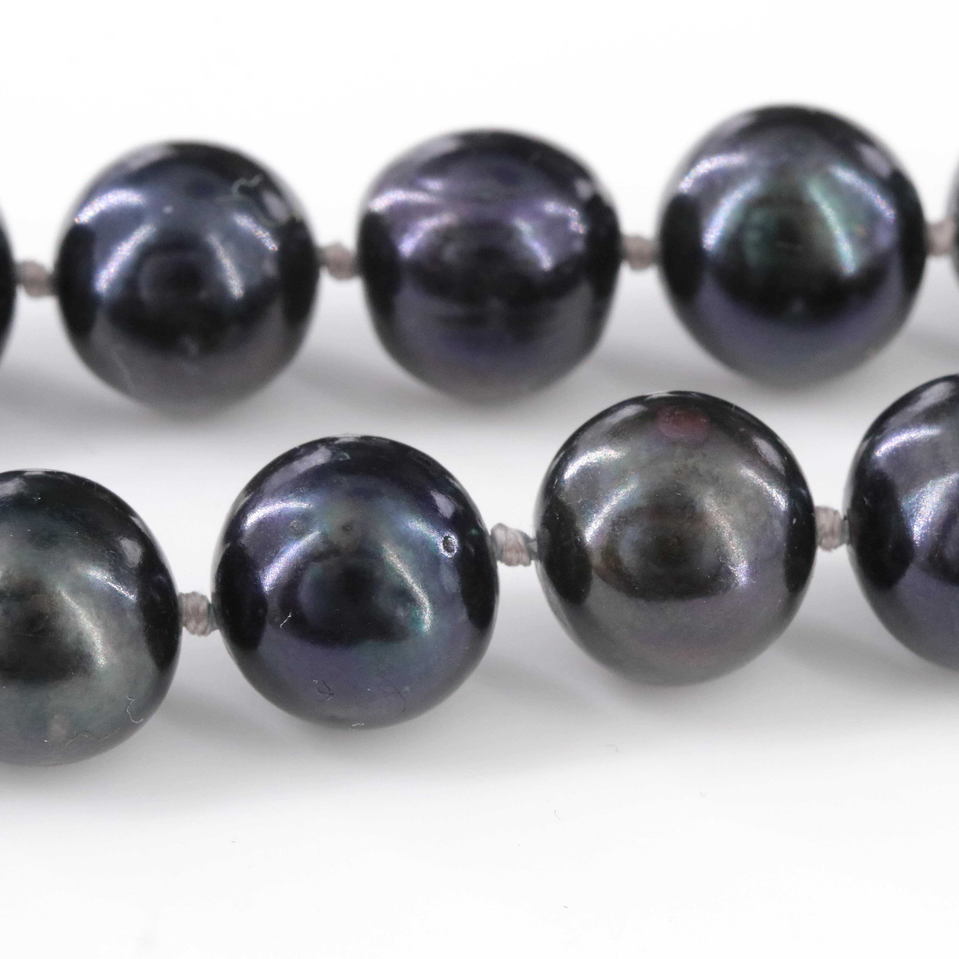 Pearl Necklace with 14K Clasp