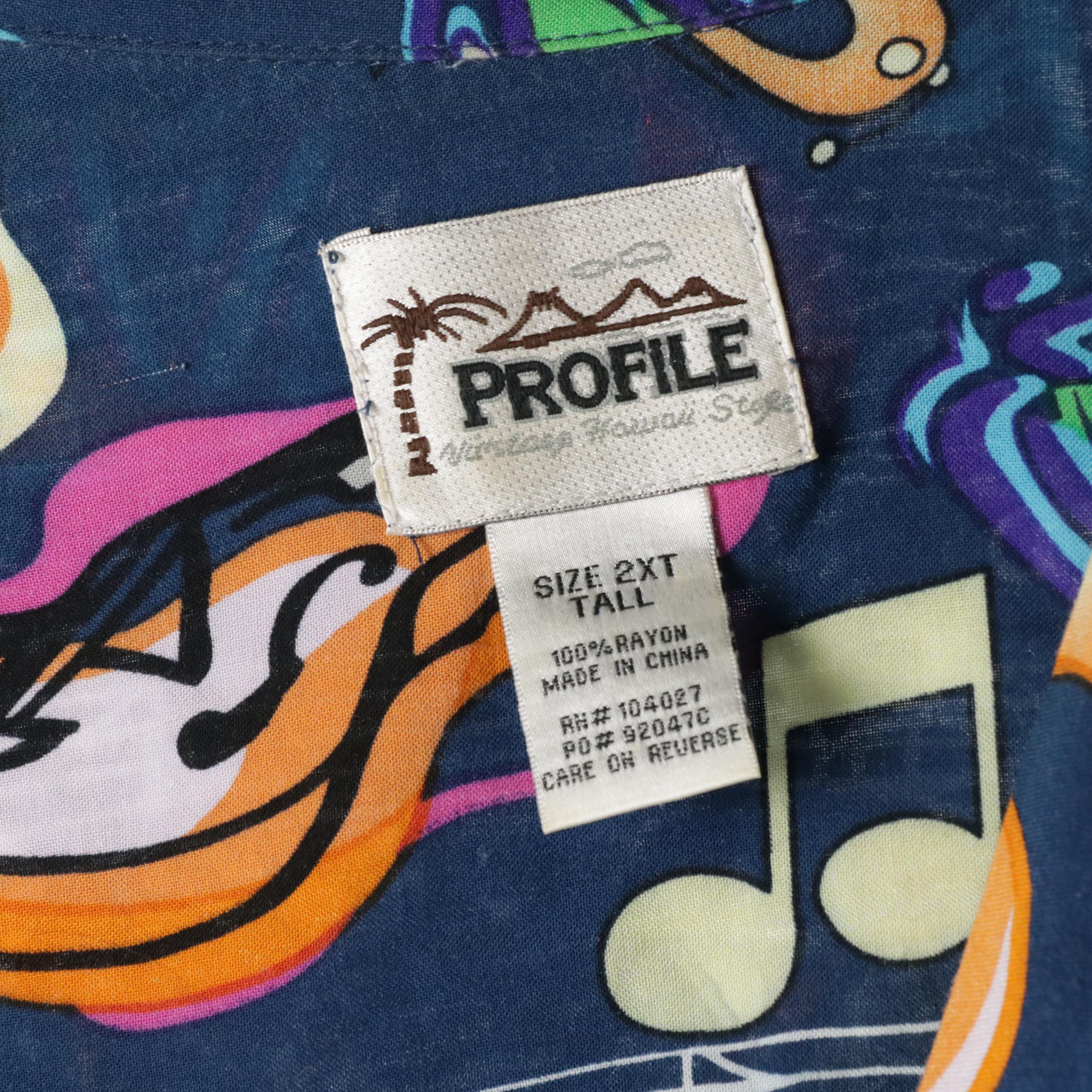 Men's Vintage Hawaiian Shirts Including Aloha Republic and Paradise Style