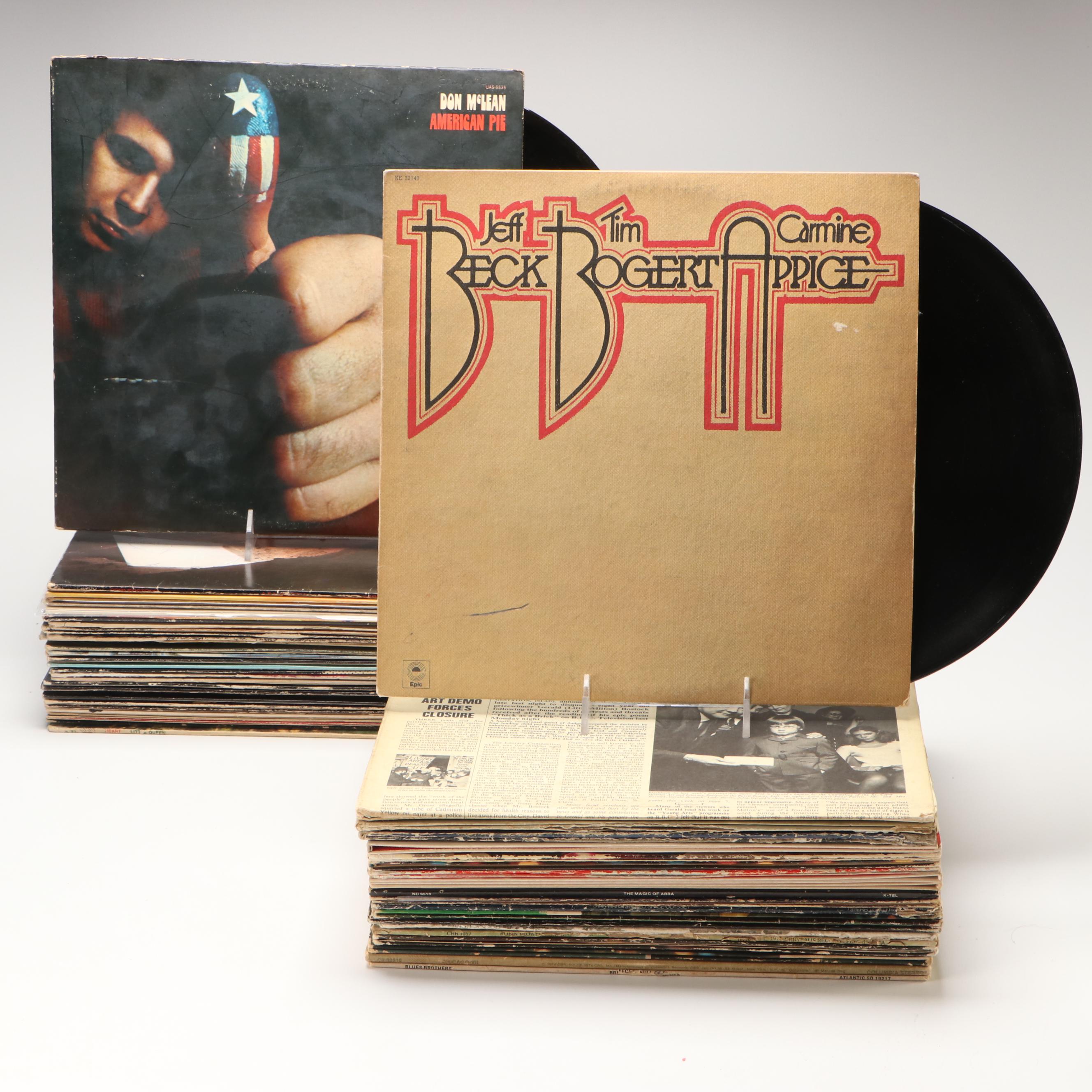 ABBA, The Rolling Stones, Styx, Grand Funk, and More Vinyl Record Albums