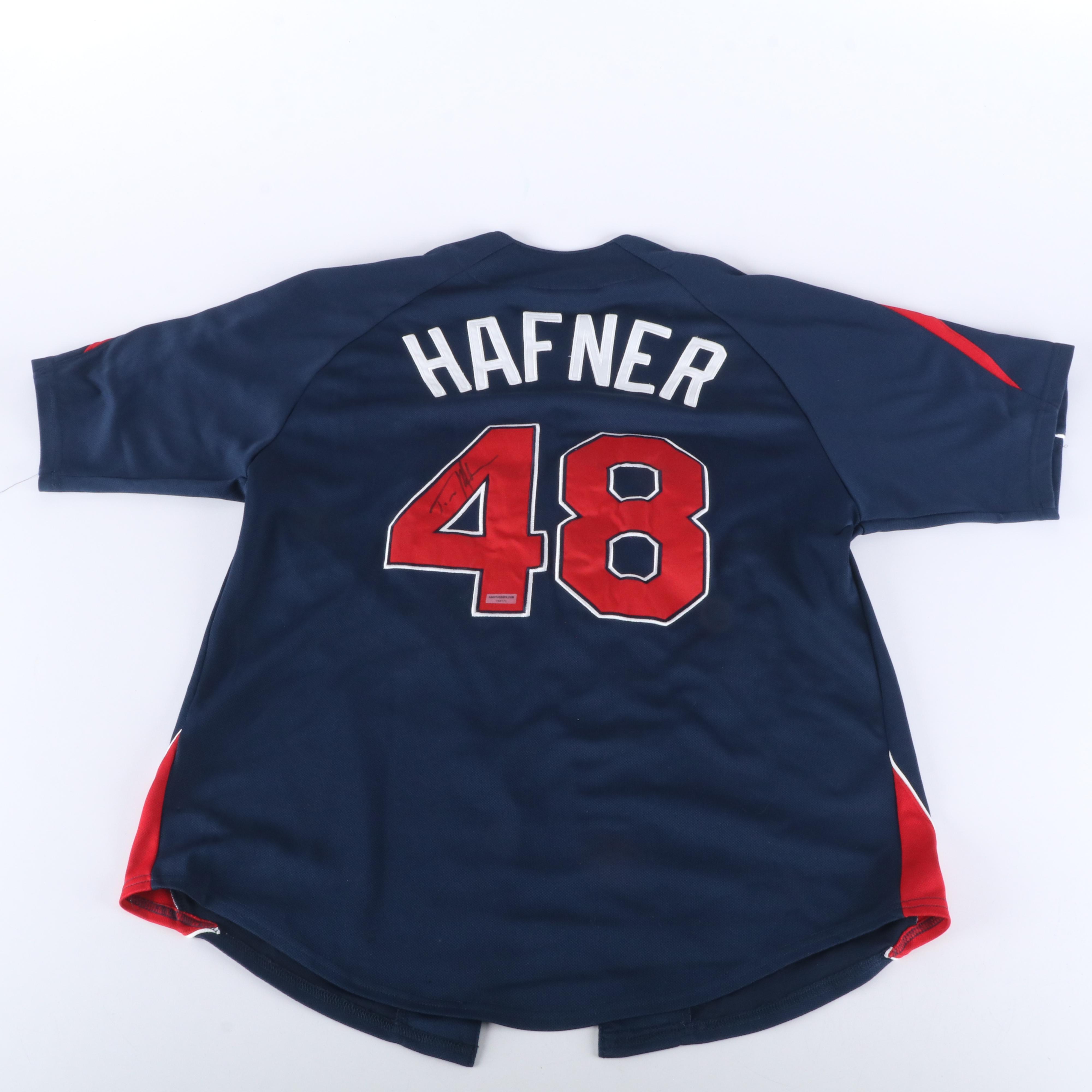 Travis Hafner Signed Jersey with Tommy Pham Signed Baseball and More