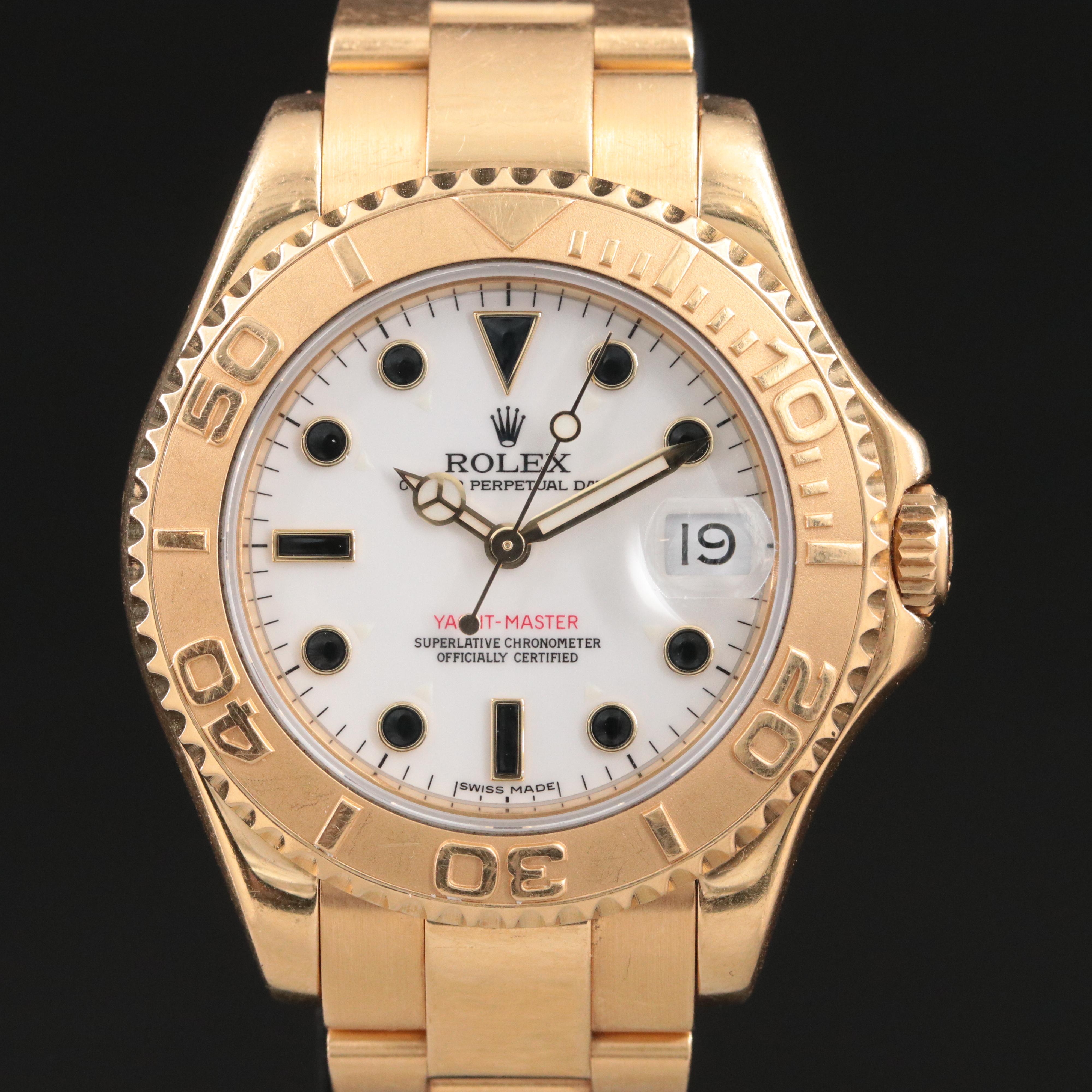 1995 Rolex Yacht - Master 18K 68628 Watch