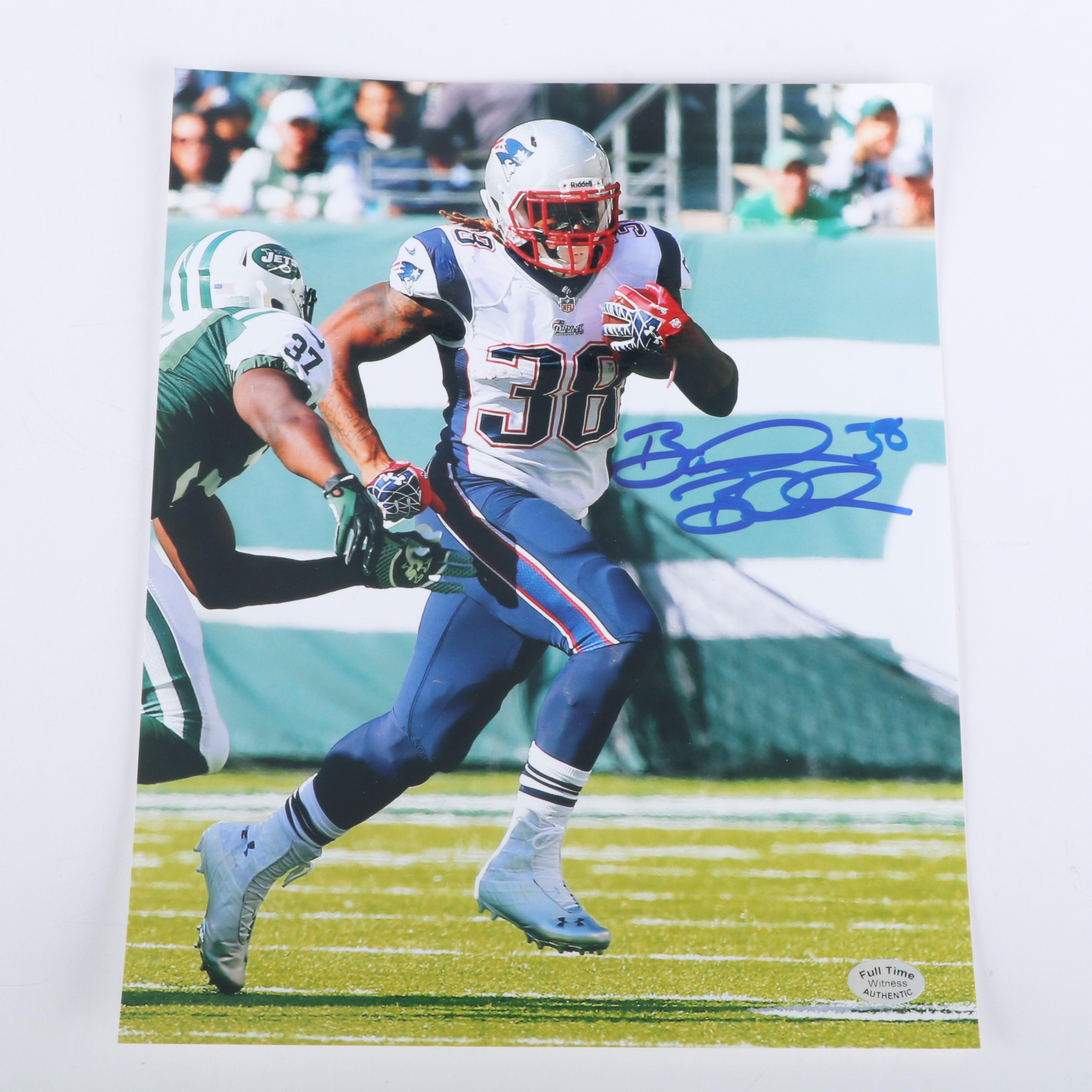 Matt Chtham, Brandon Bolden, and More Signed New England Patriots Prints