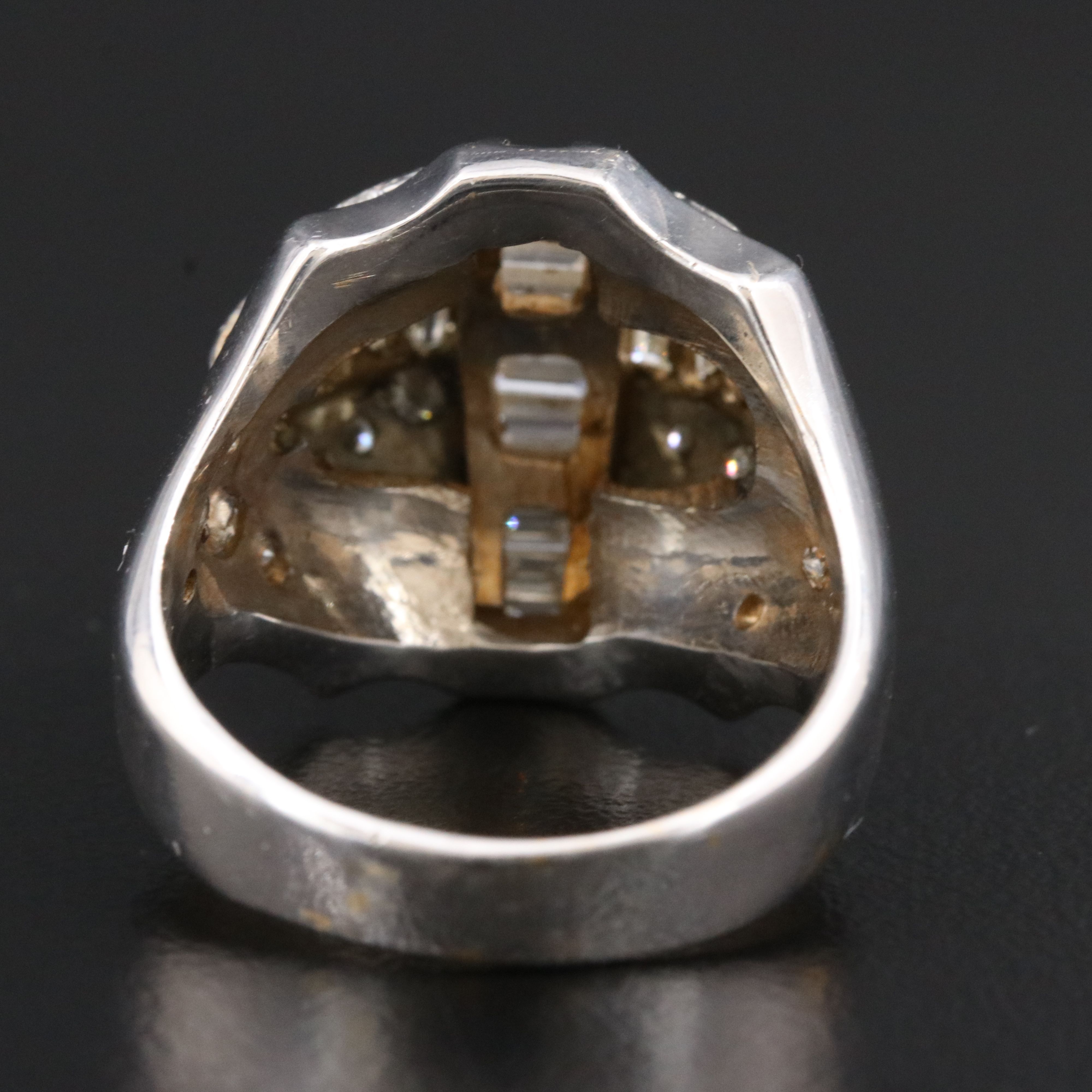 14K 2.57 CTW Diamond Dome Ring