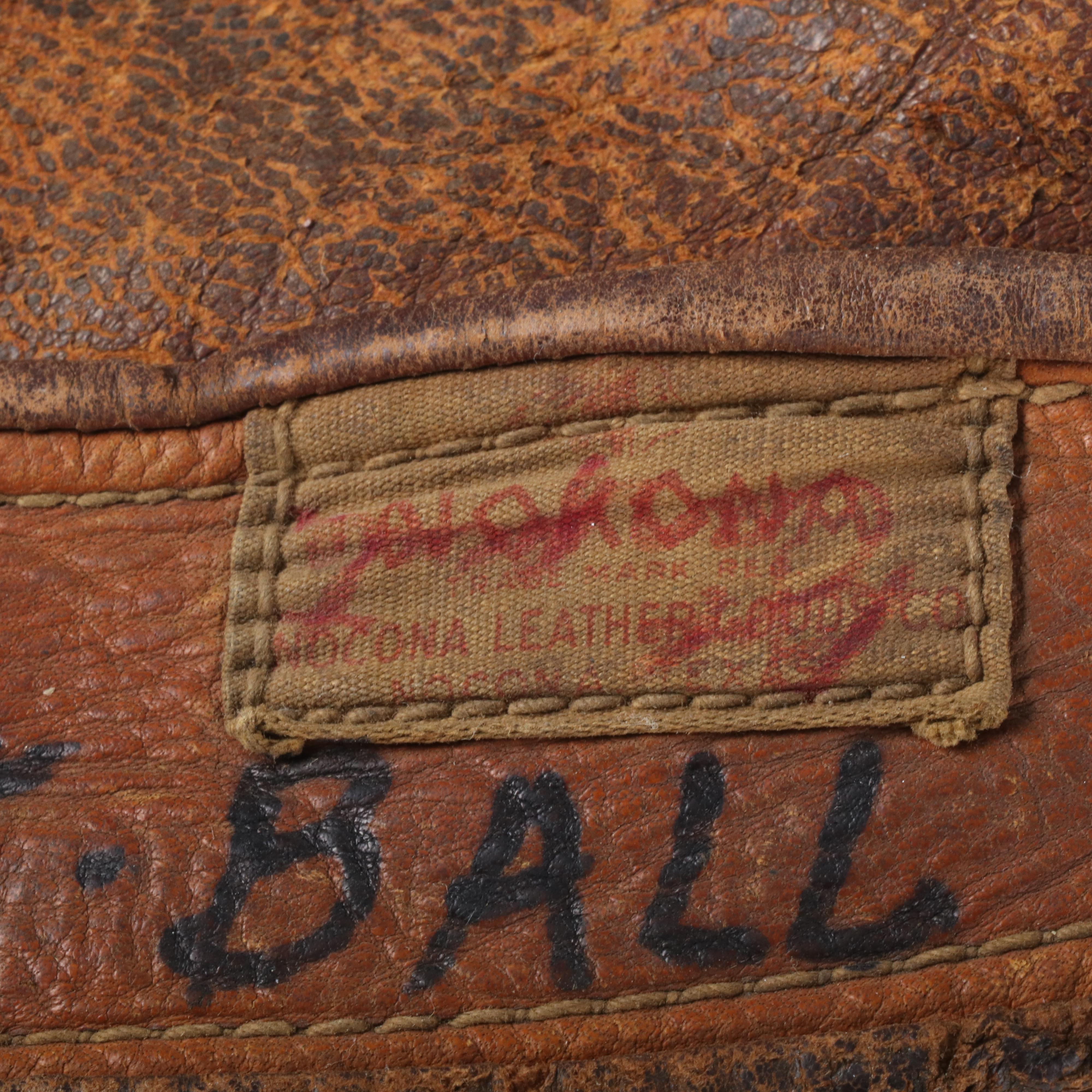 Nokona Softball Glove with Catcher's Mask, Early to Mid-20th Century