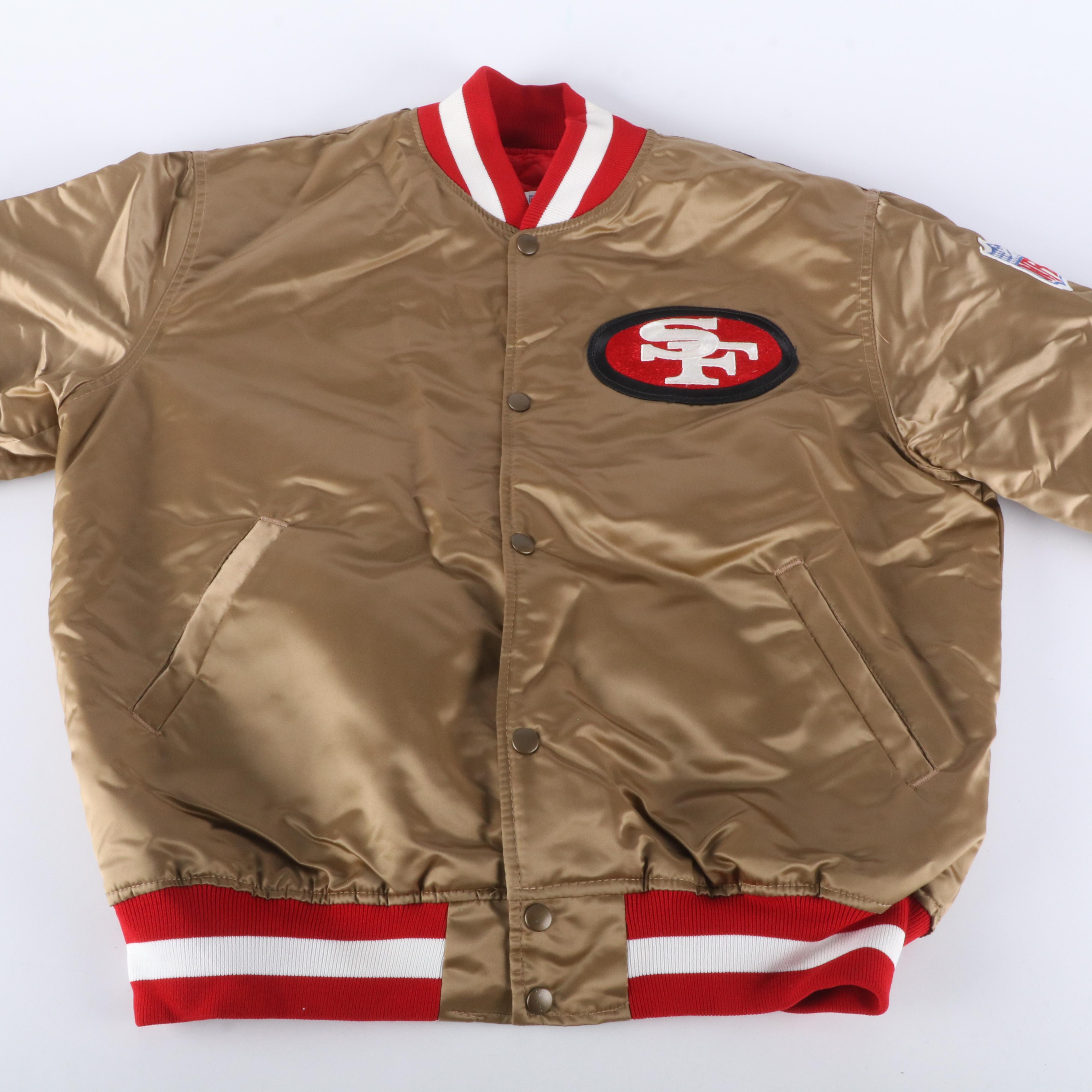 San Francisco Pro Line Football Jacket with Watch and Super Bowl XXIV Shirt