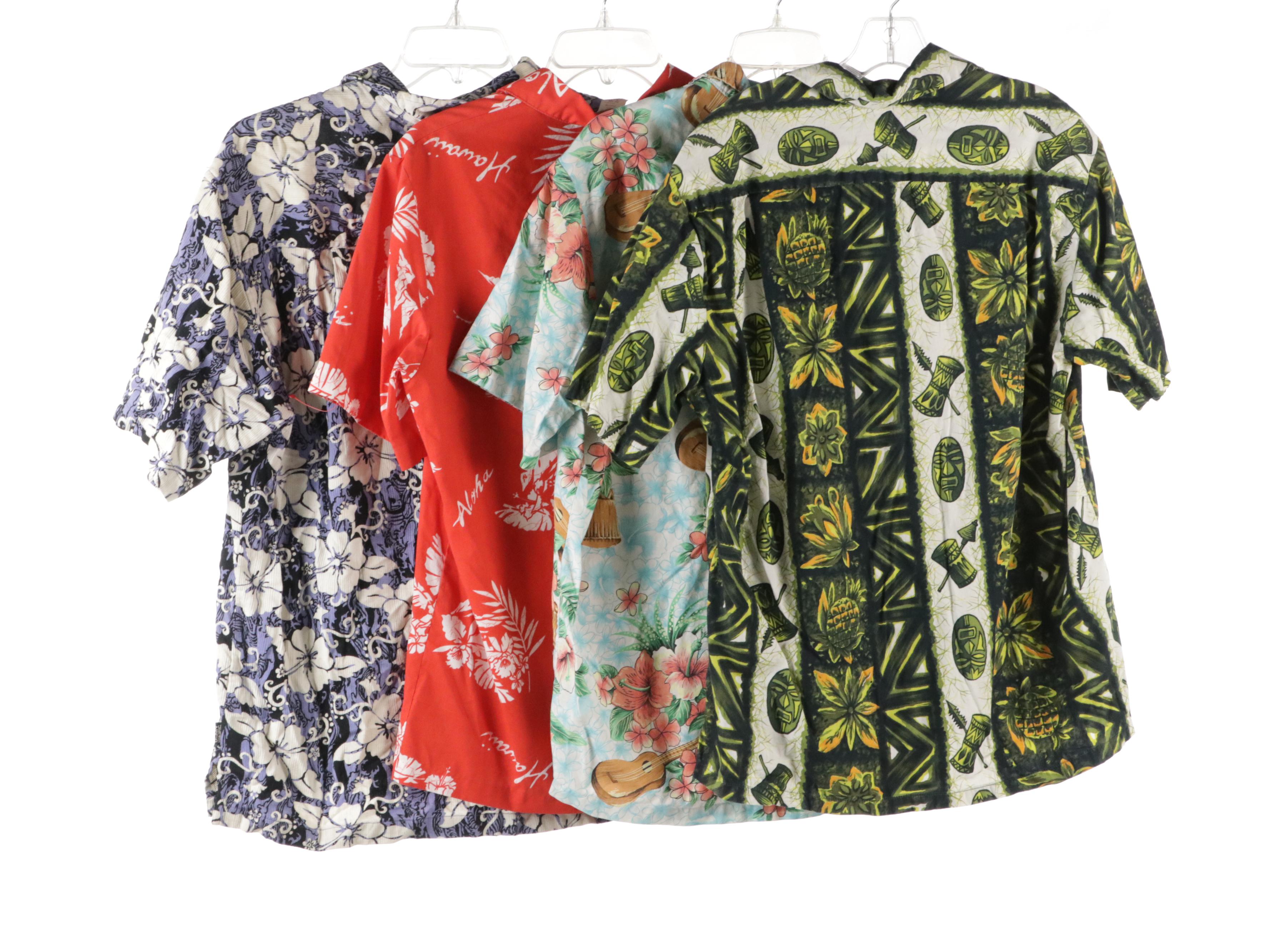 Men's Hawaiian Shirts from Tropical Essence, Ui-Maikai, Kona Coast and More