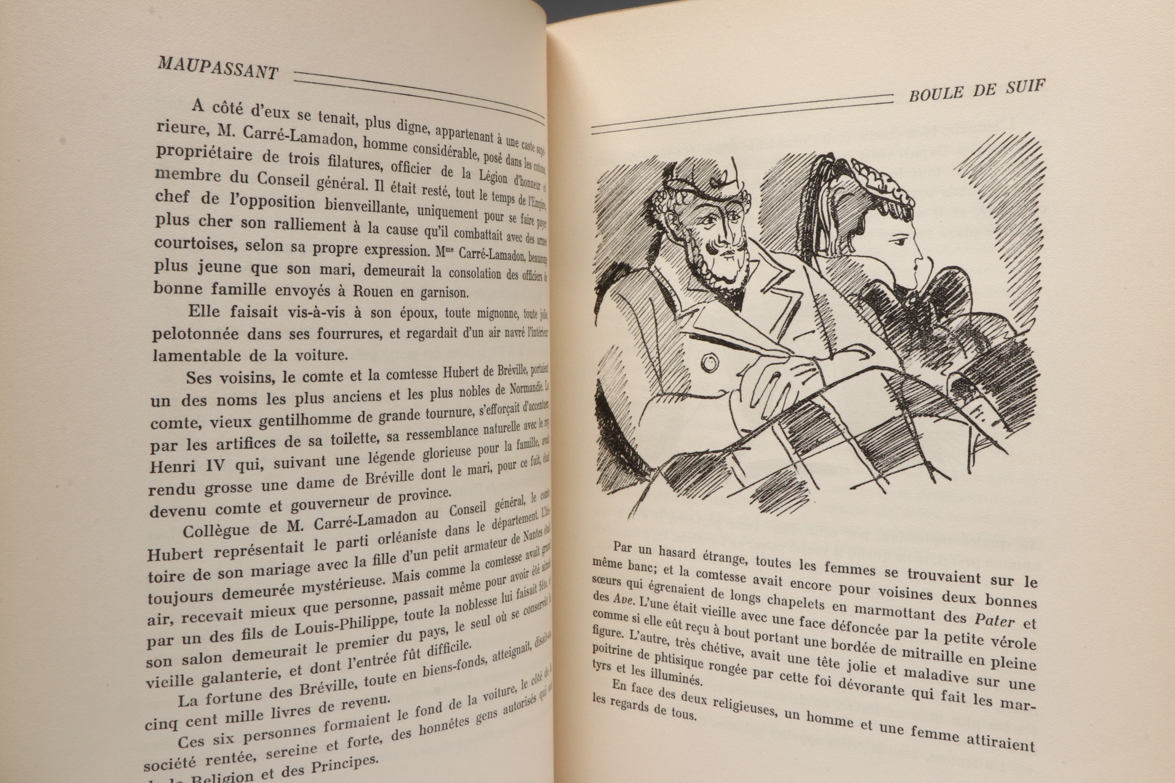 "Complete Illustrated Works of Guy de Maupassant" French Full Set, 1935