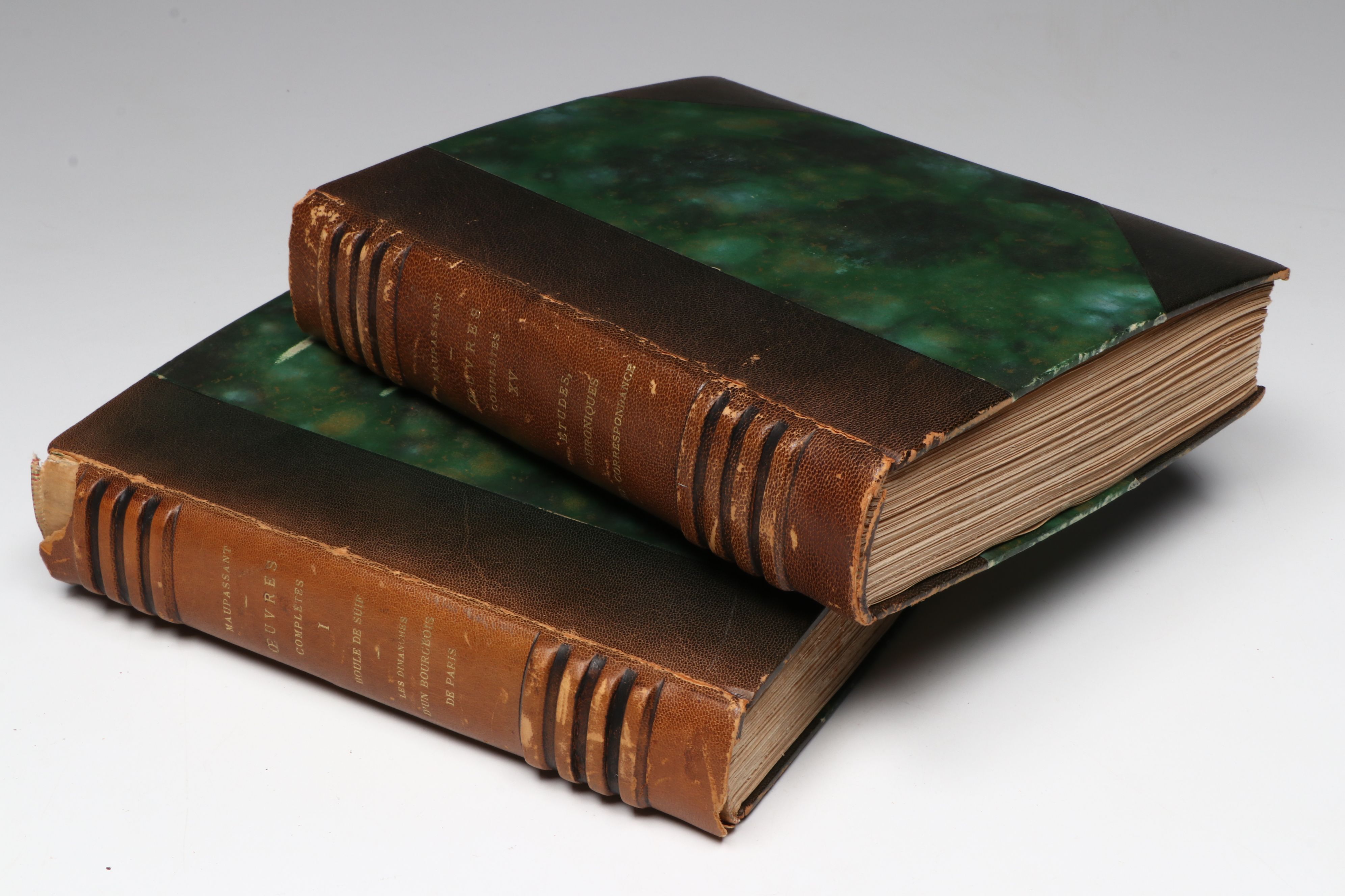 "Complete Illustrated Works of Guy de Maupassant" French Full Set, 1935