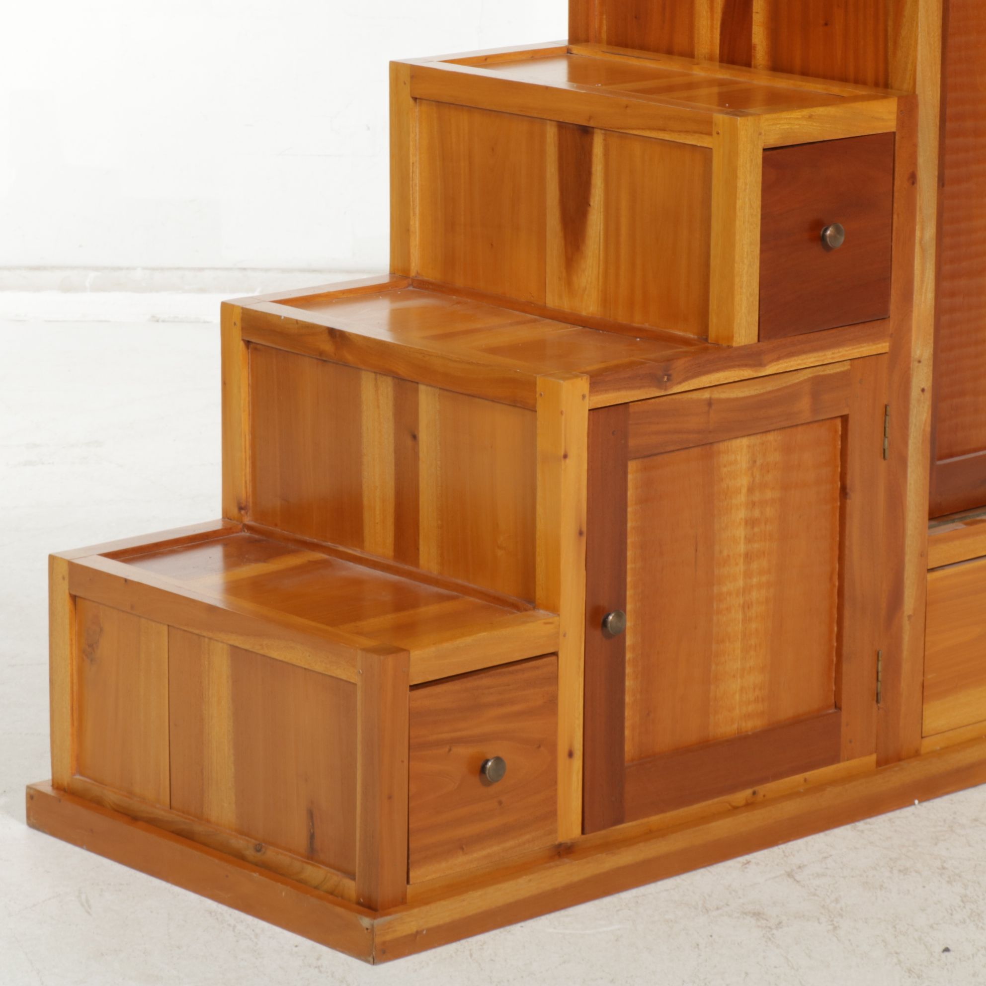 Japanese Style Spruce Tansu Chest