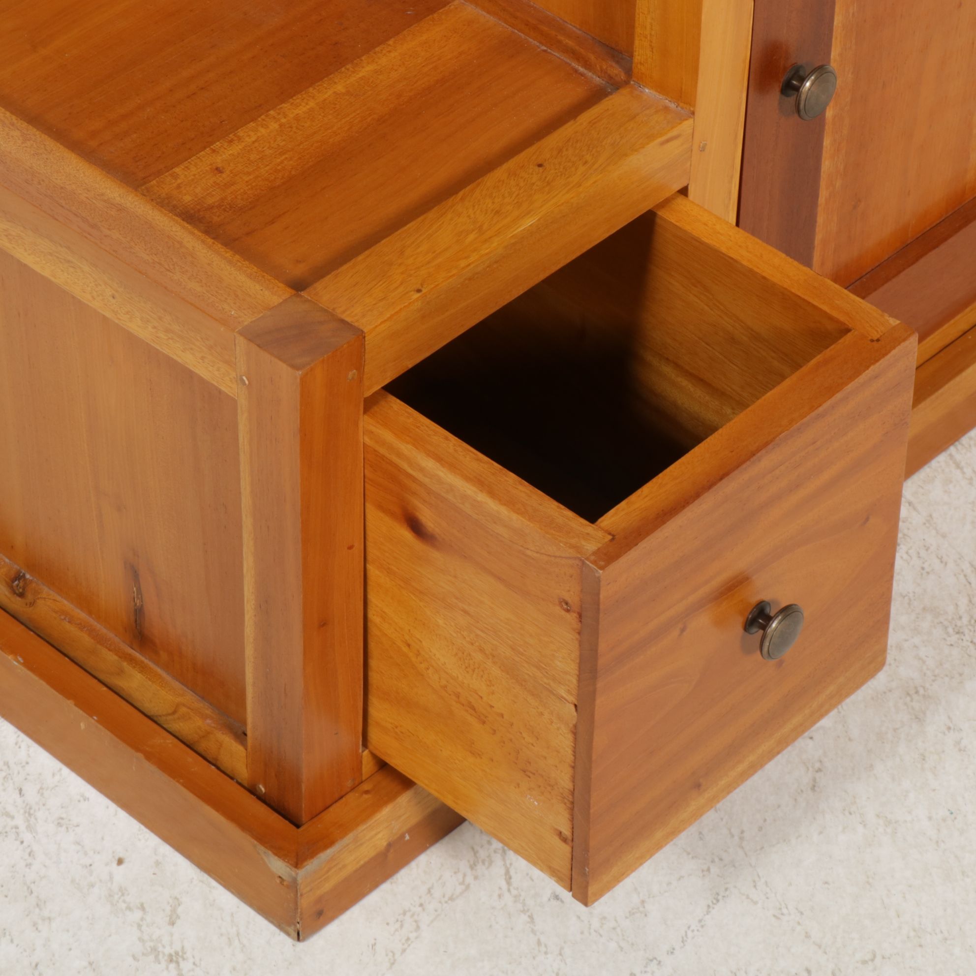 Japanese Style Spruce Tansu Chest