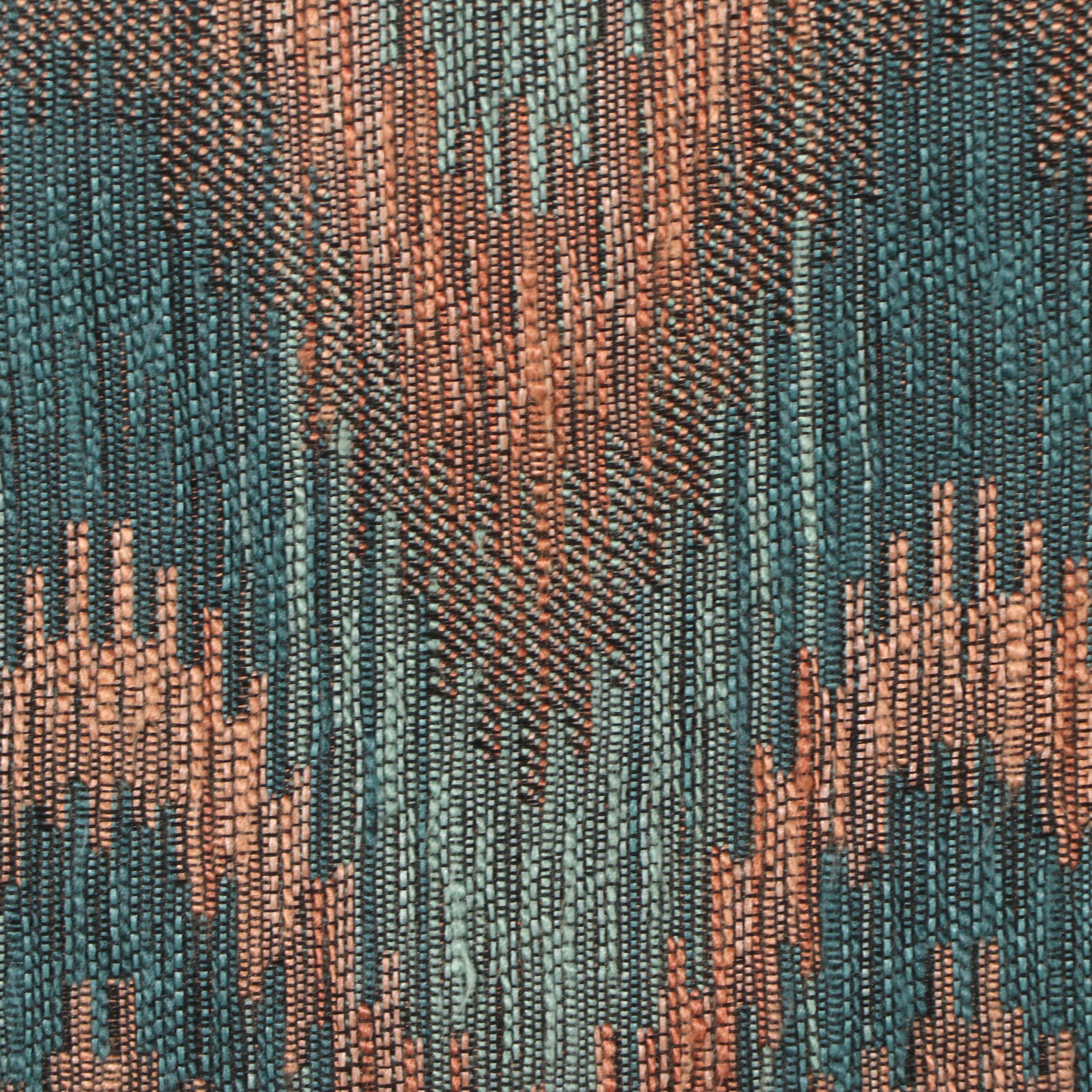 C.R. Laine Flamestitch Pattern Upholstered Club Chair