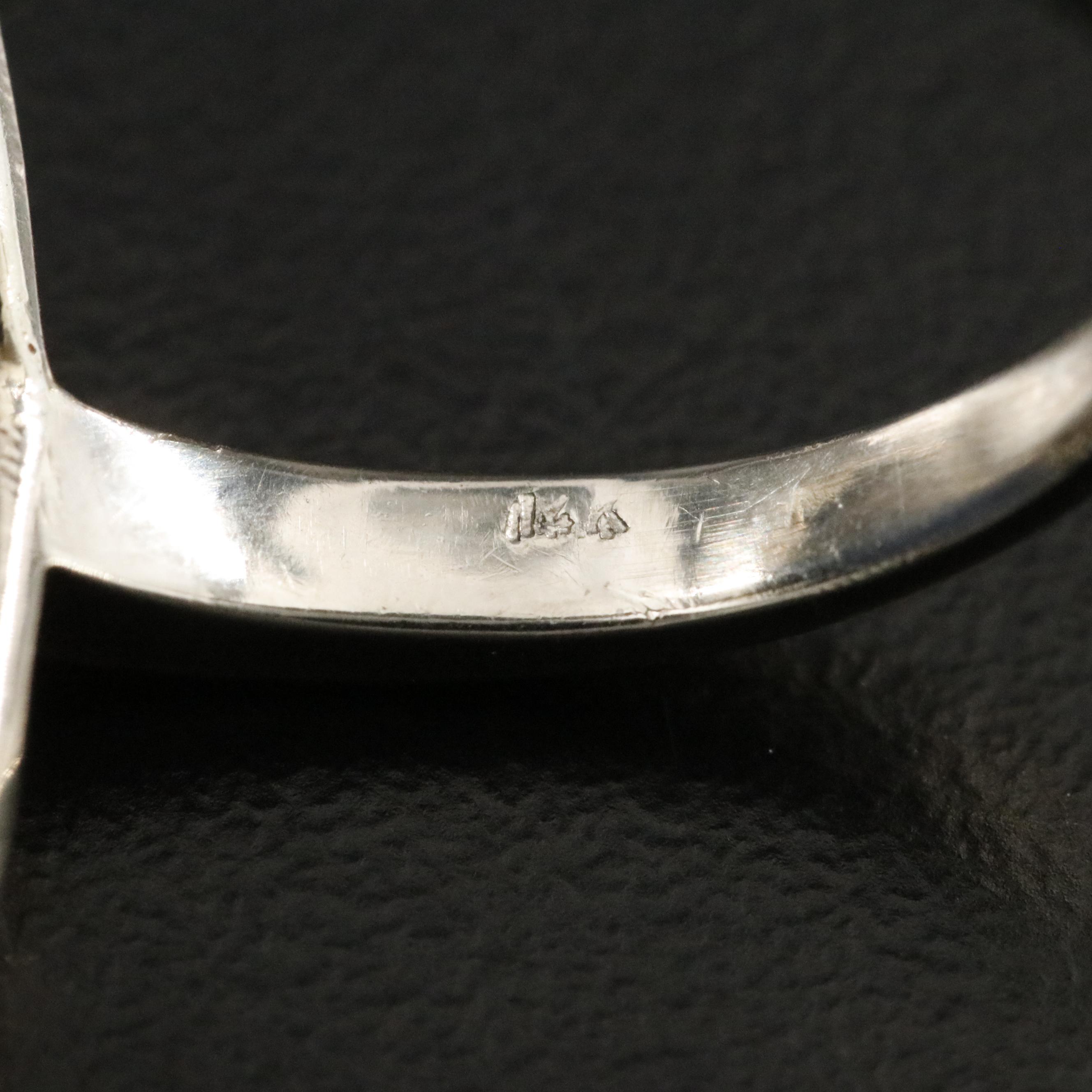 Vintage Wedgwood 14K Jasperware Goddess Hygieia Cameo Ring