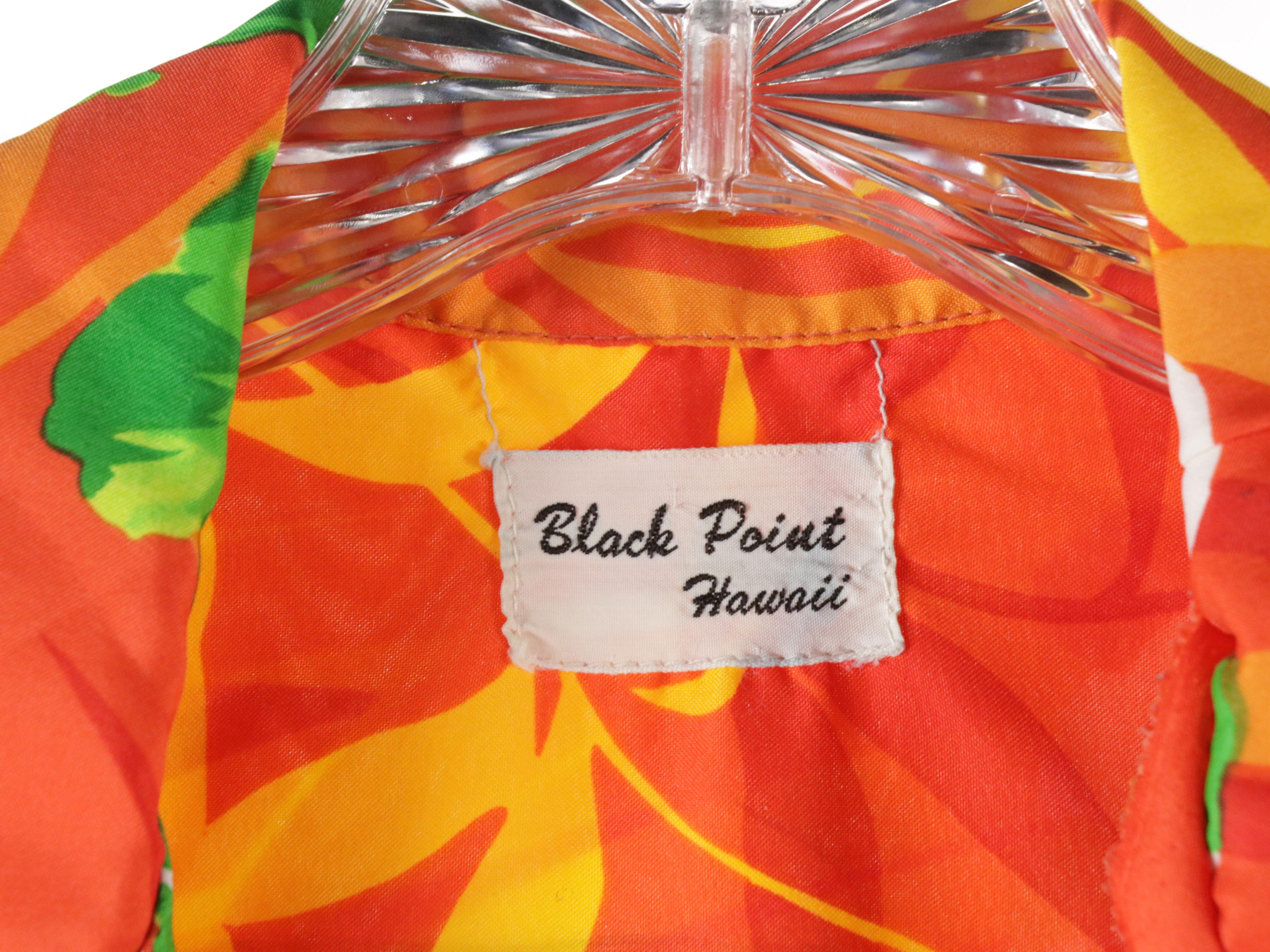 Men's Vintage Black Point, Toucan Dance, Other Colorful Printed Hawaiian Shirt