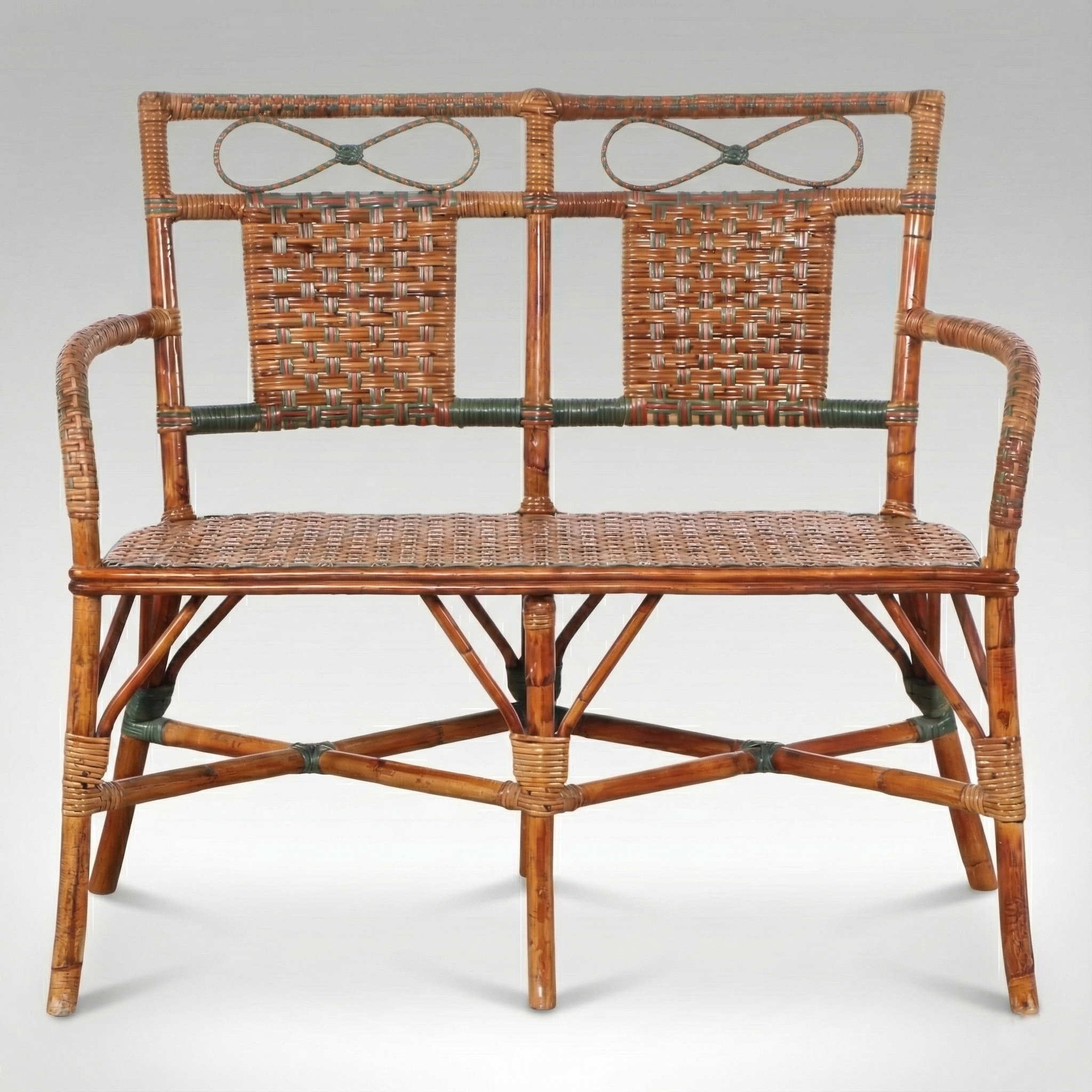 Palecek Wicker Rattan Settee