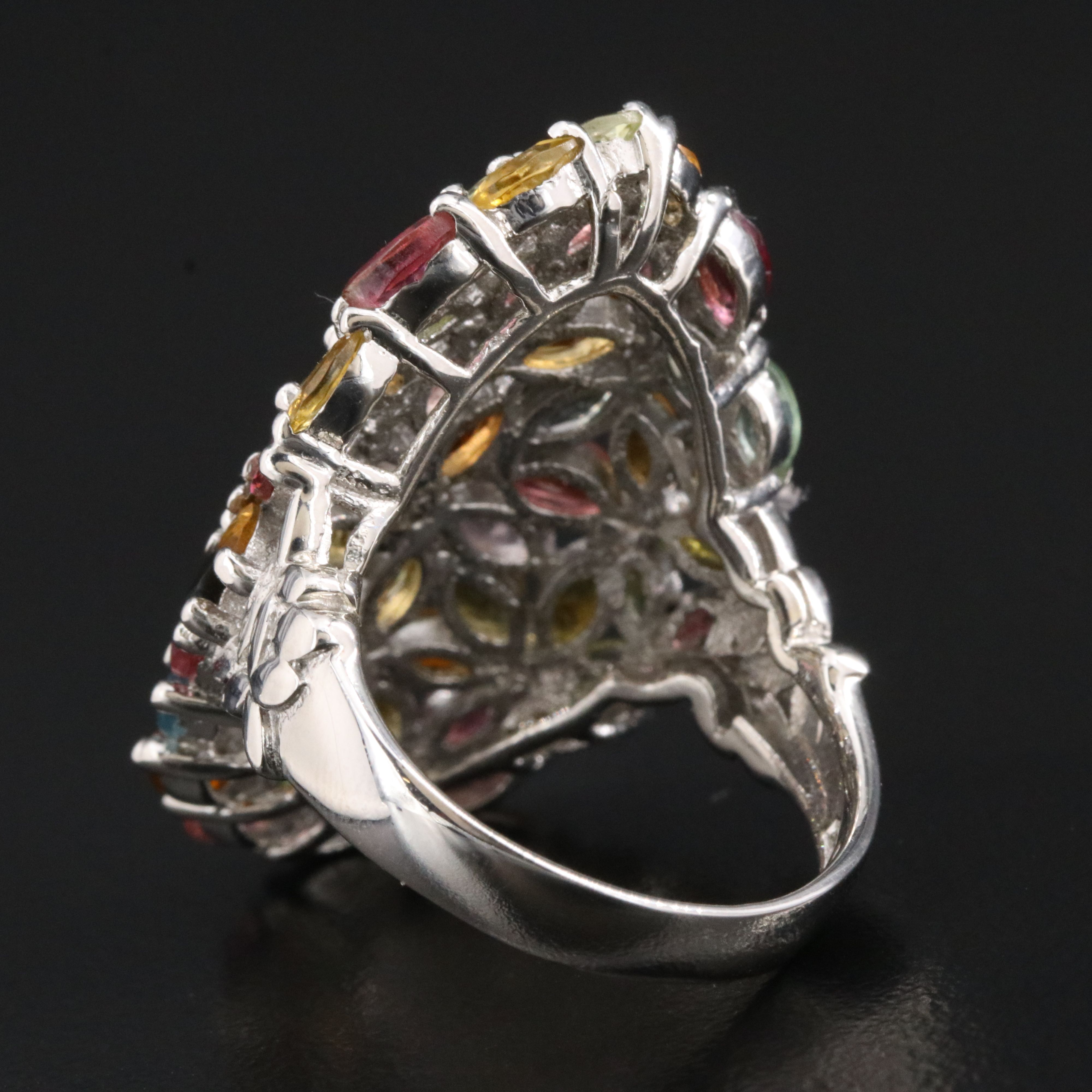 Sterling Tourmaline Ring