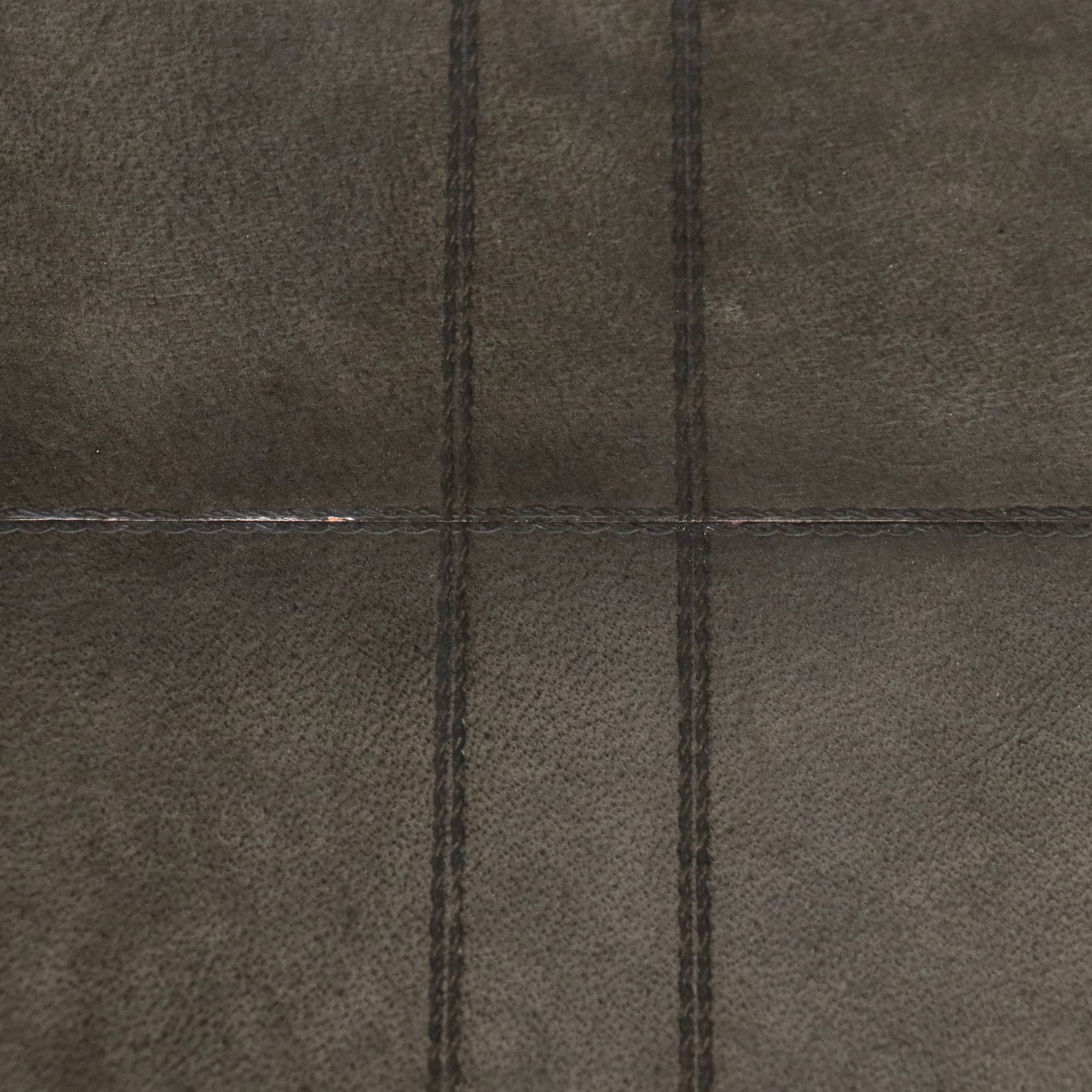 Modern Art Nouveau Style Cast Metal Leather Top Coffee Table