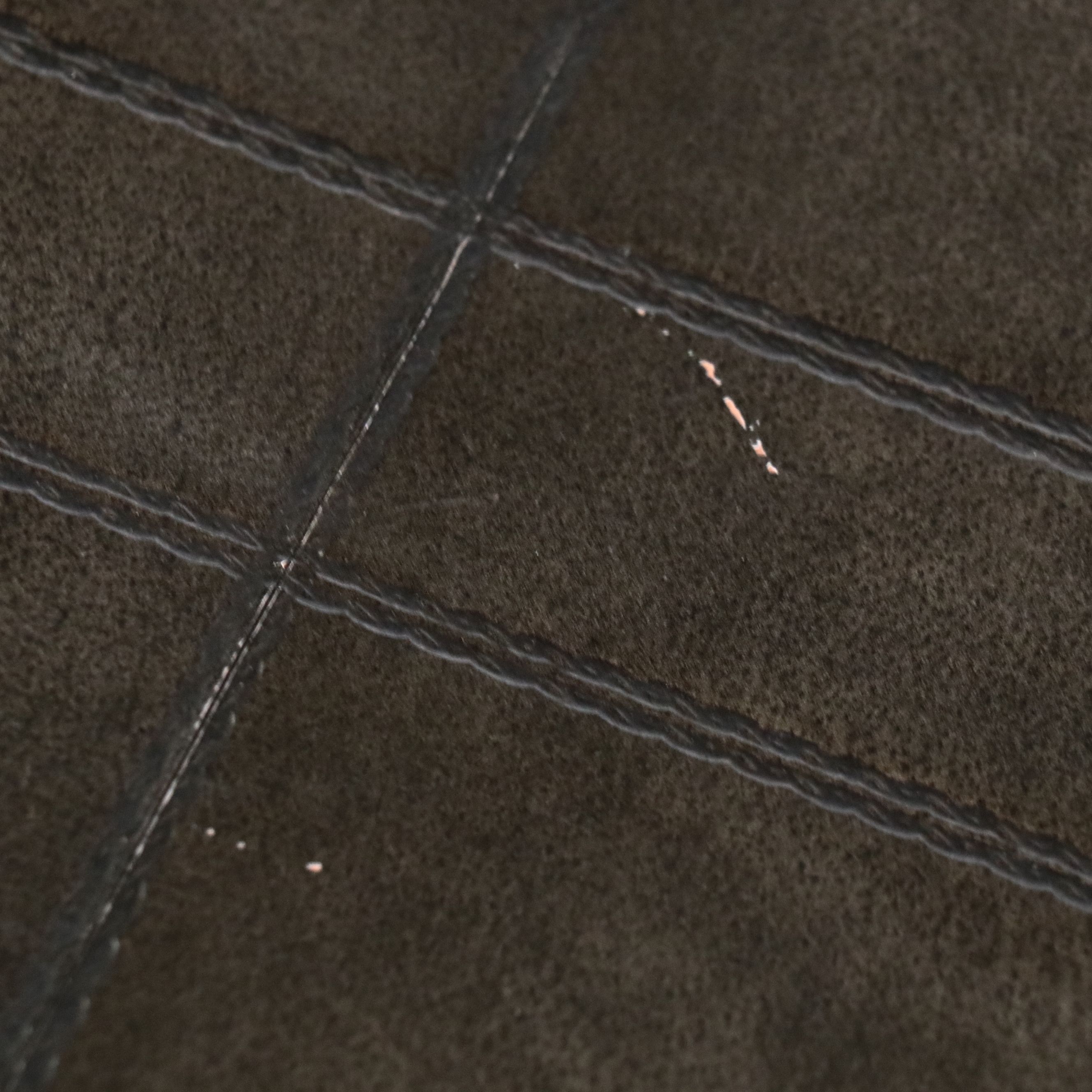 Modern Art Nouveau Style Cast Metal Leather Top Coffee Table