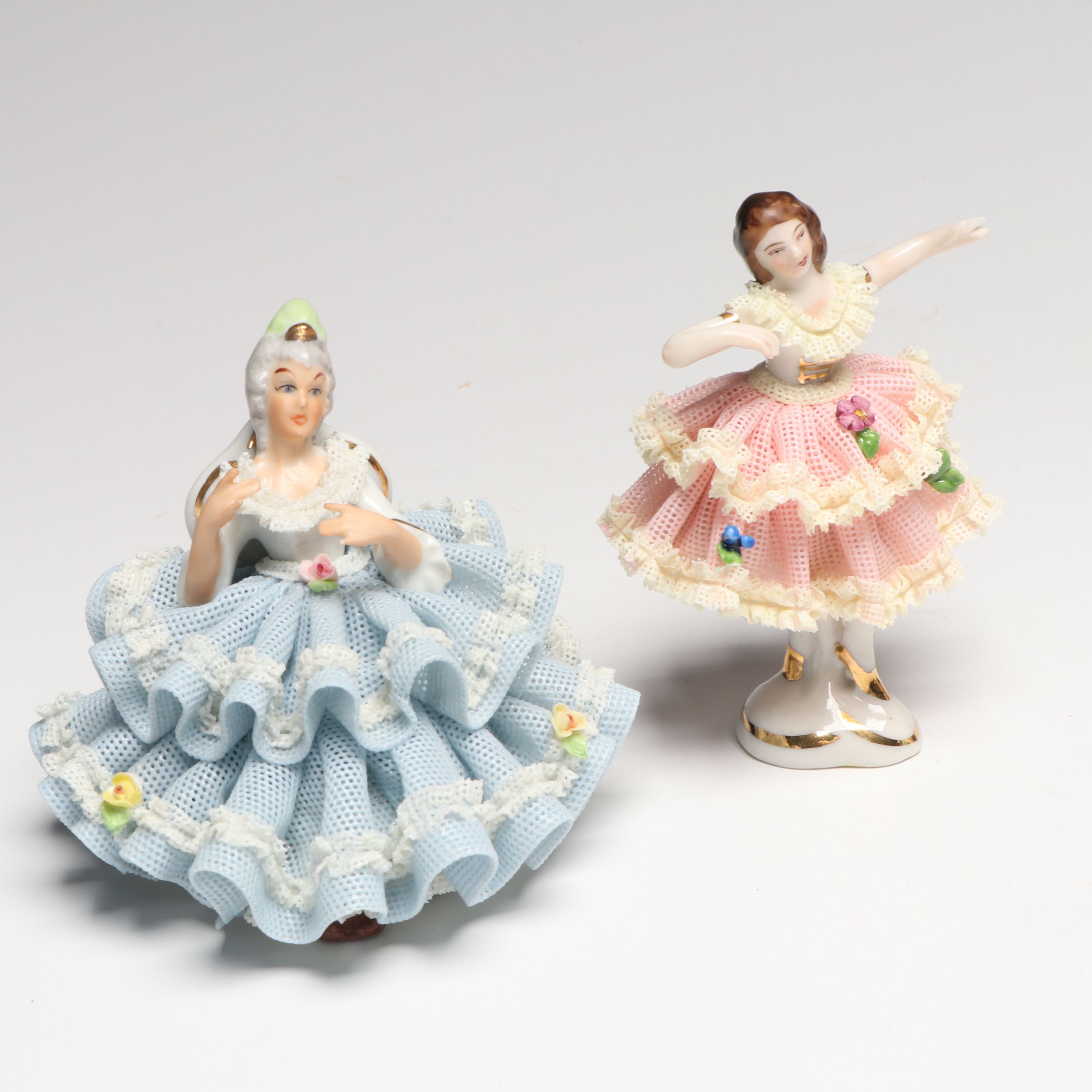 Minton "Sea Breezes" with Other Figurines and Character Jugs