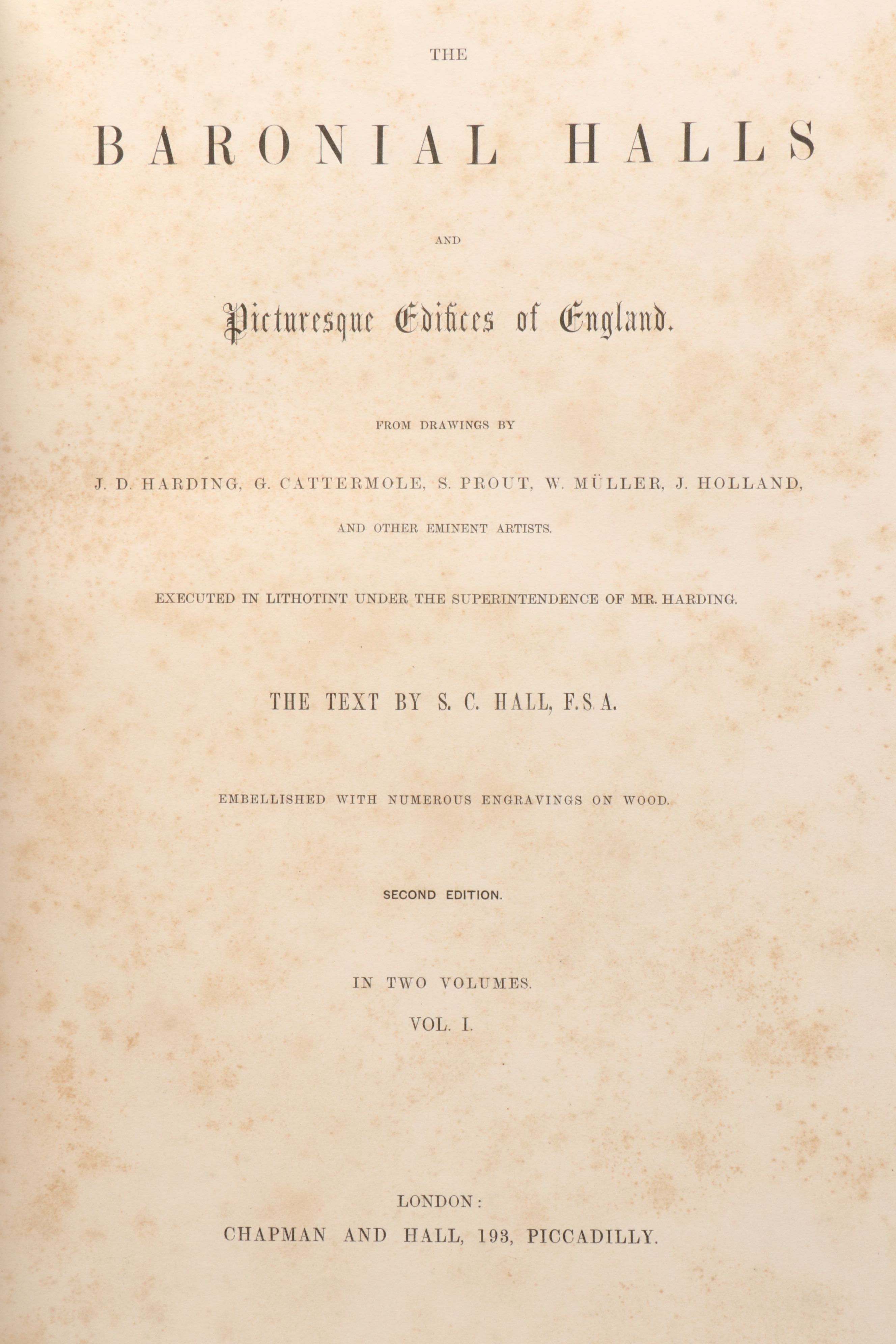 "The Baronial Halls and Picturesque Edifices of England" by S. C. Hall, 1848