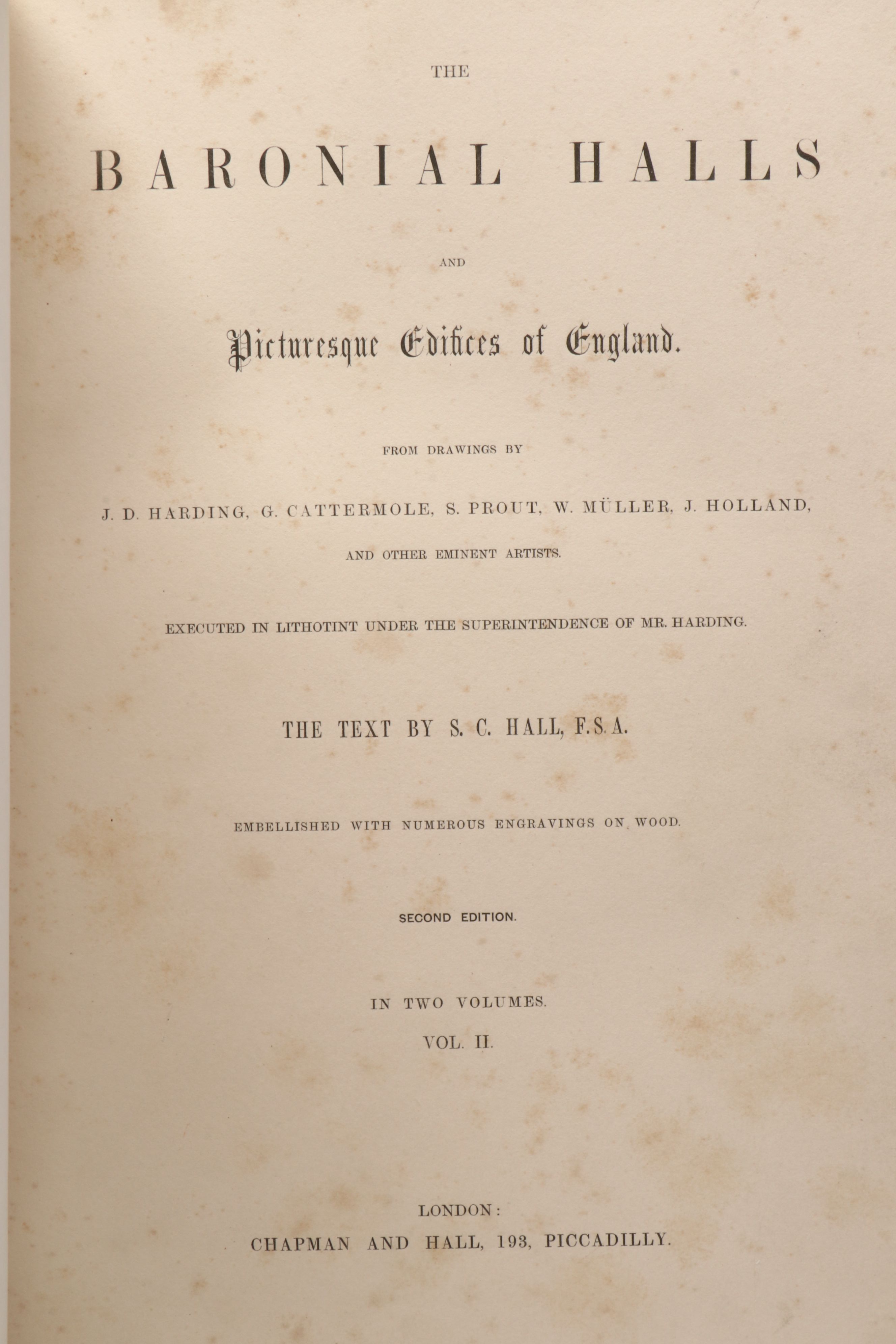 "The Baronial Halls and Picturesque Edifices of England" by S. C. Hall, 1848