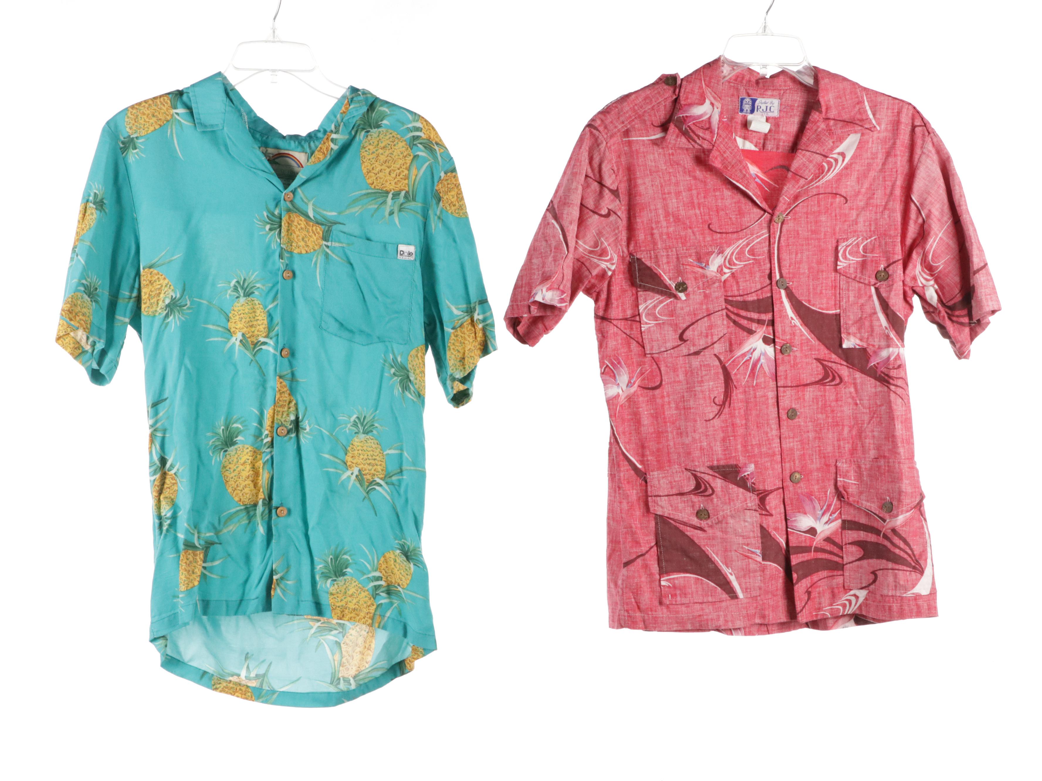 Men's Kamehameha, Paradise Found, and More Vintage Hawaiian Shirts