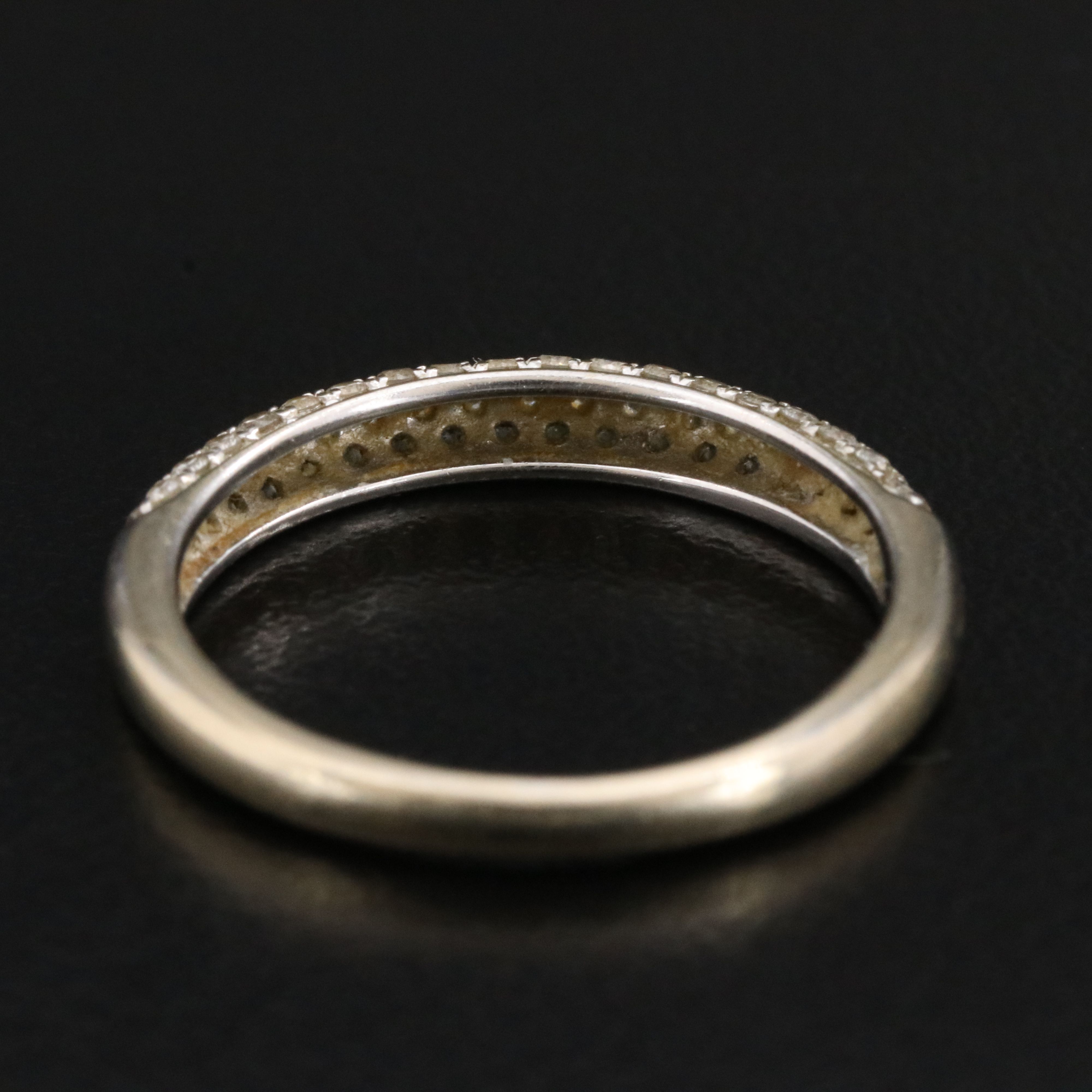 14K 0.50 CTW Pavé Diamond Ring