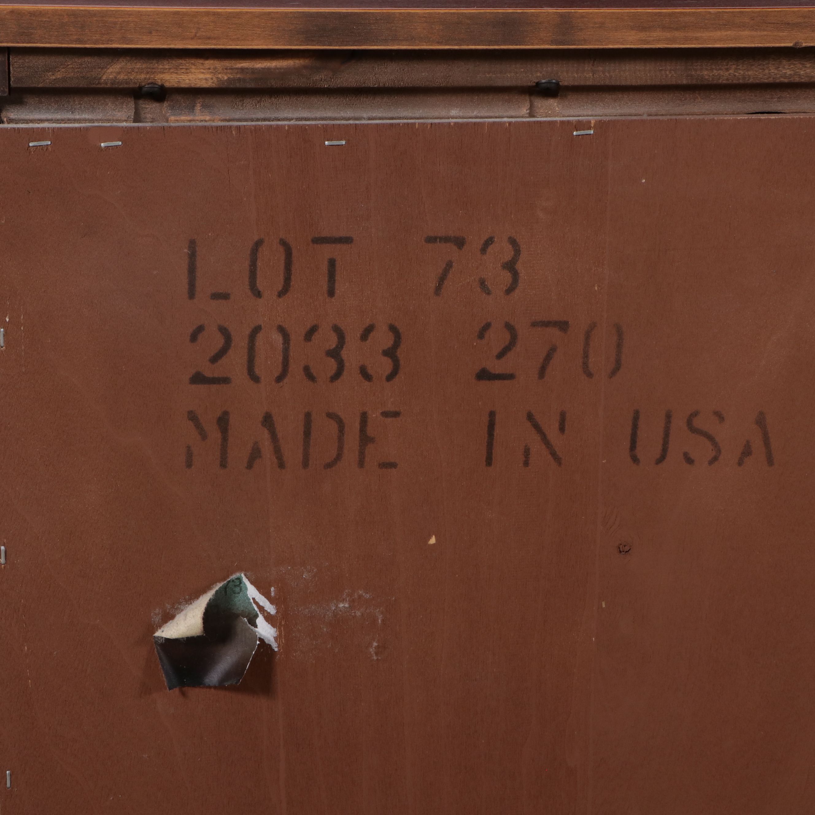 Pair of Louis Philippe Style Mahogany Finish Nightstands