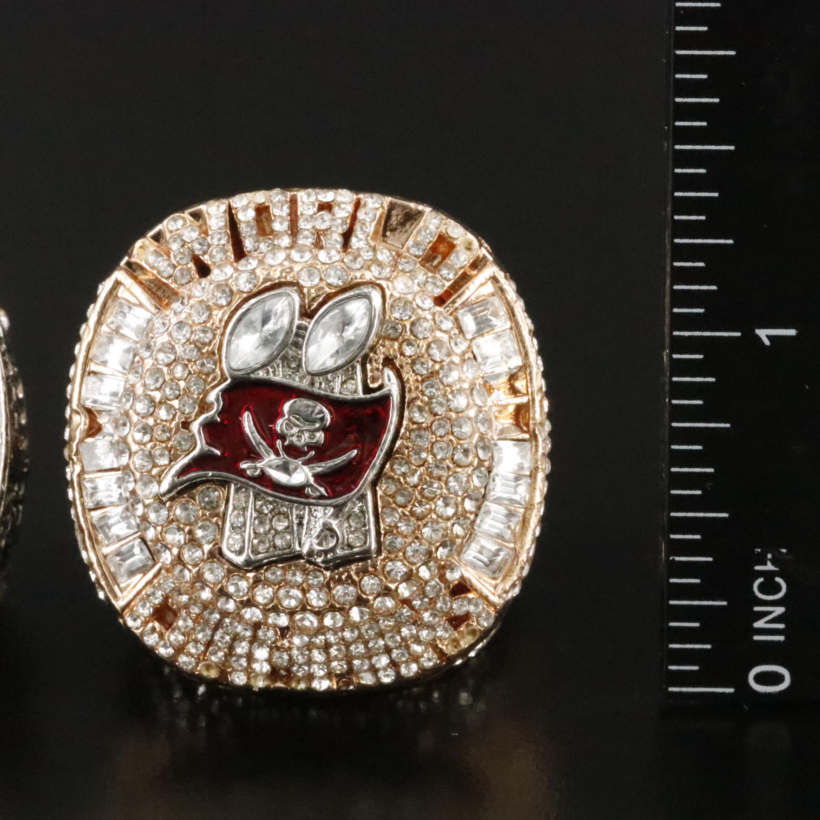 Championship Replica Football and Baseball Rings