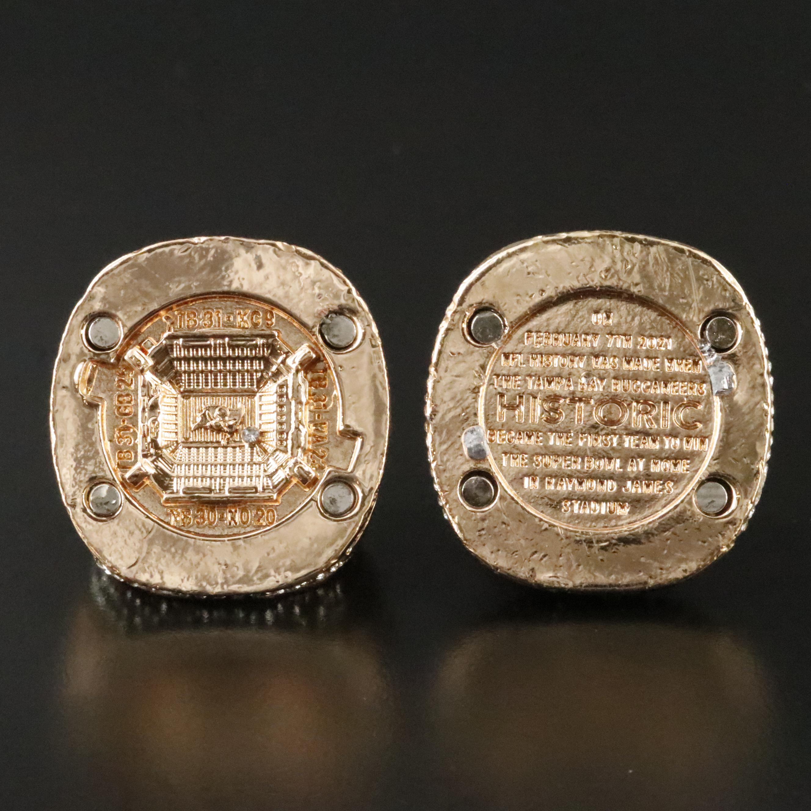 Championship Replica Football and Baseball Rings