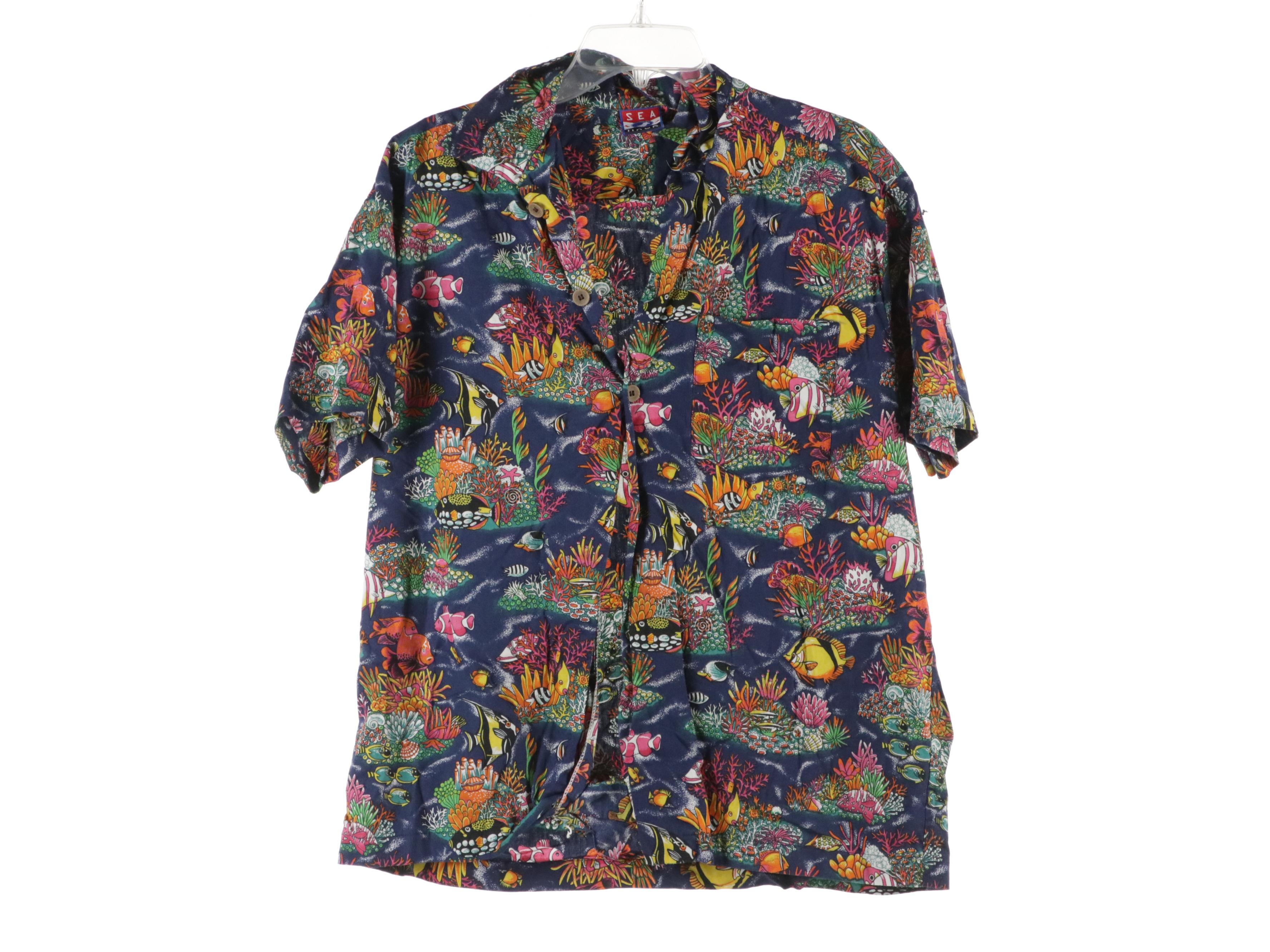 Men's Vintage Hawaiian Shirts Featuring Styled by RJC and Angelica