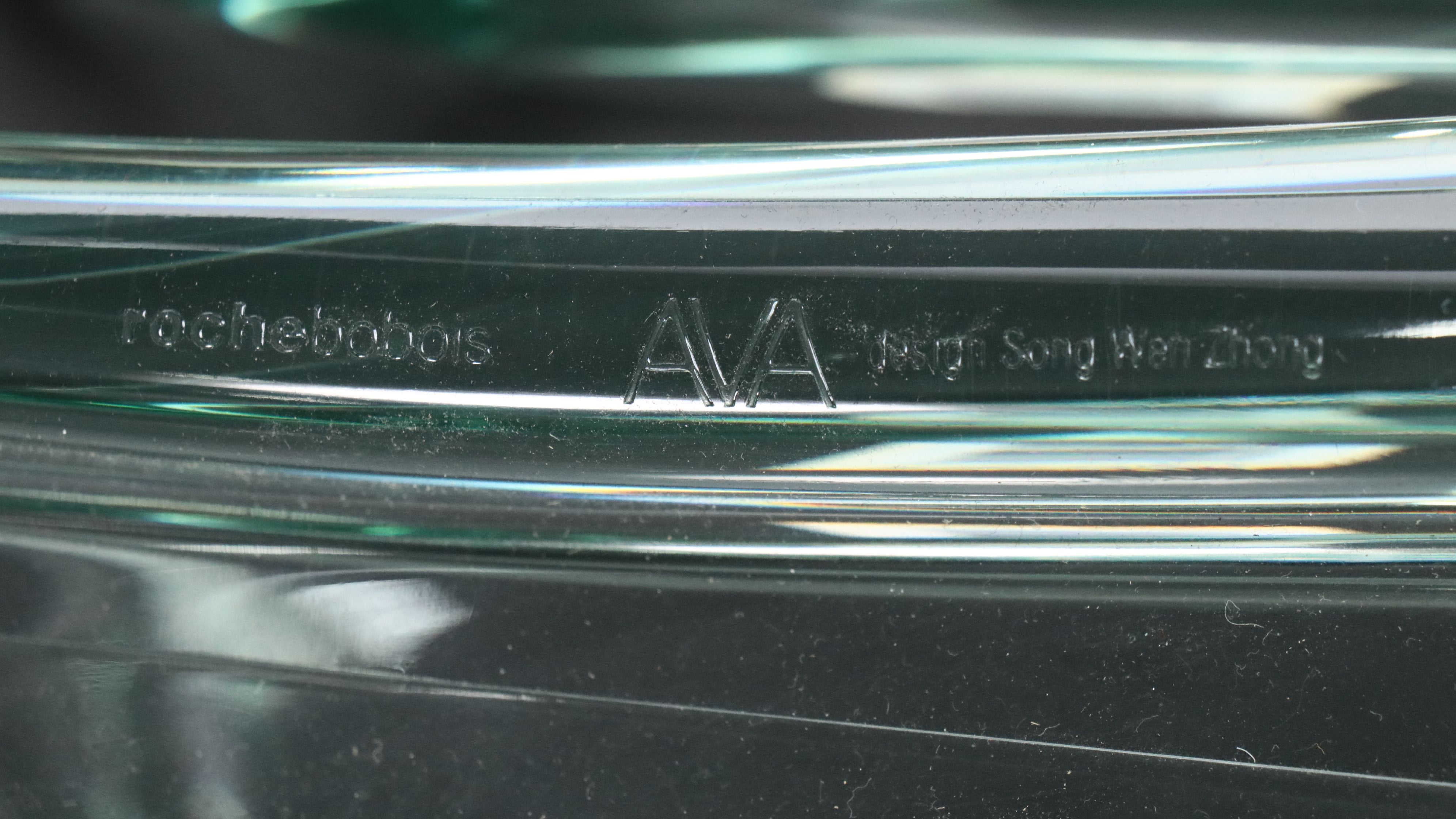 Song Wen Zhong for Roche Bobois "Ava" Modernist Style Acrylic Armchair