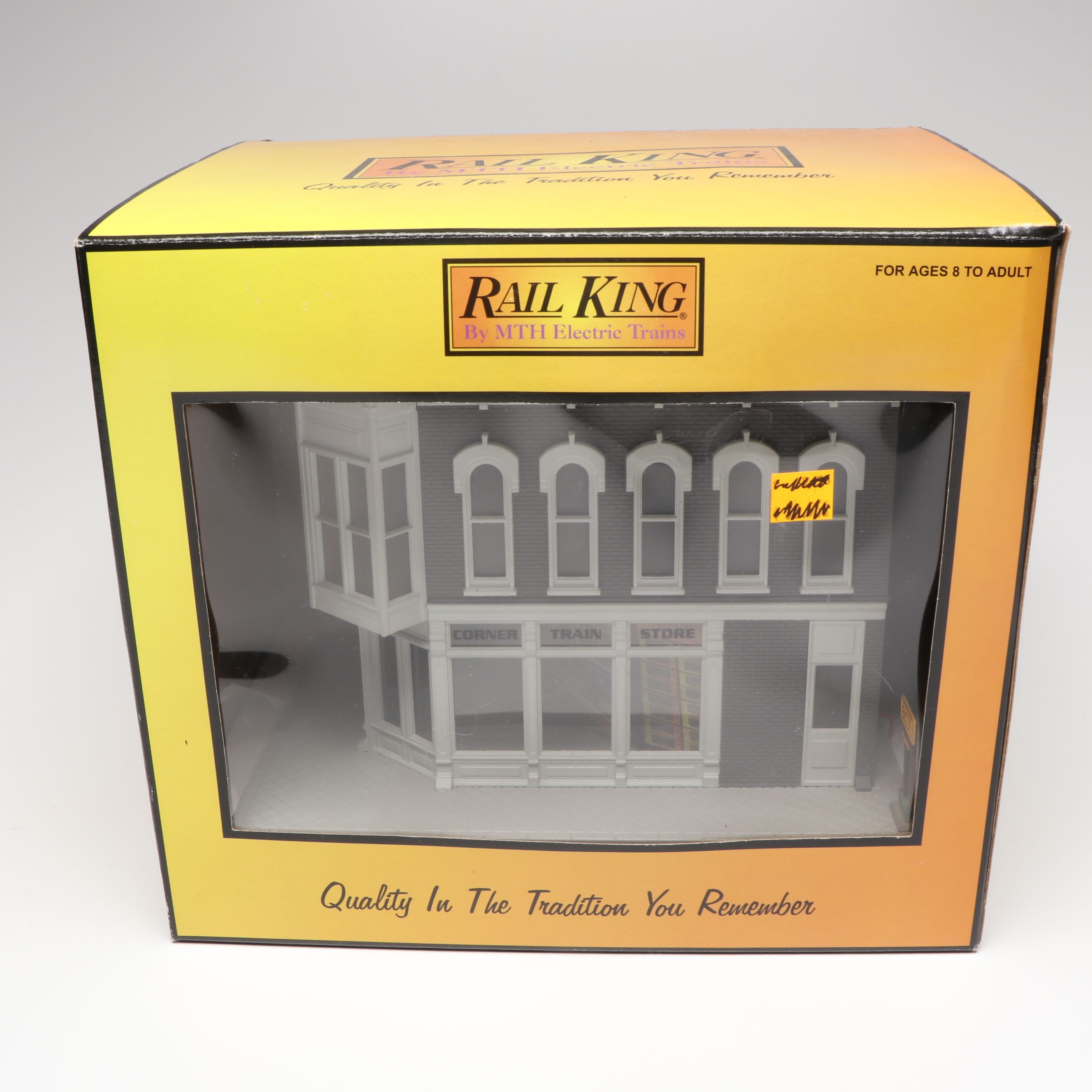 M.T.H. Electric Trains Rail King Station, Bagel Shop, and Train Store Buildings