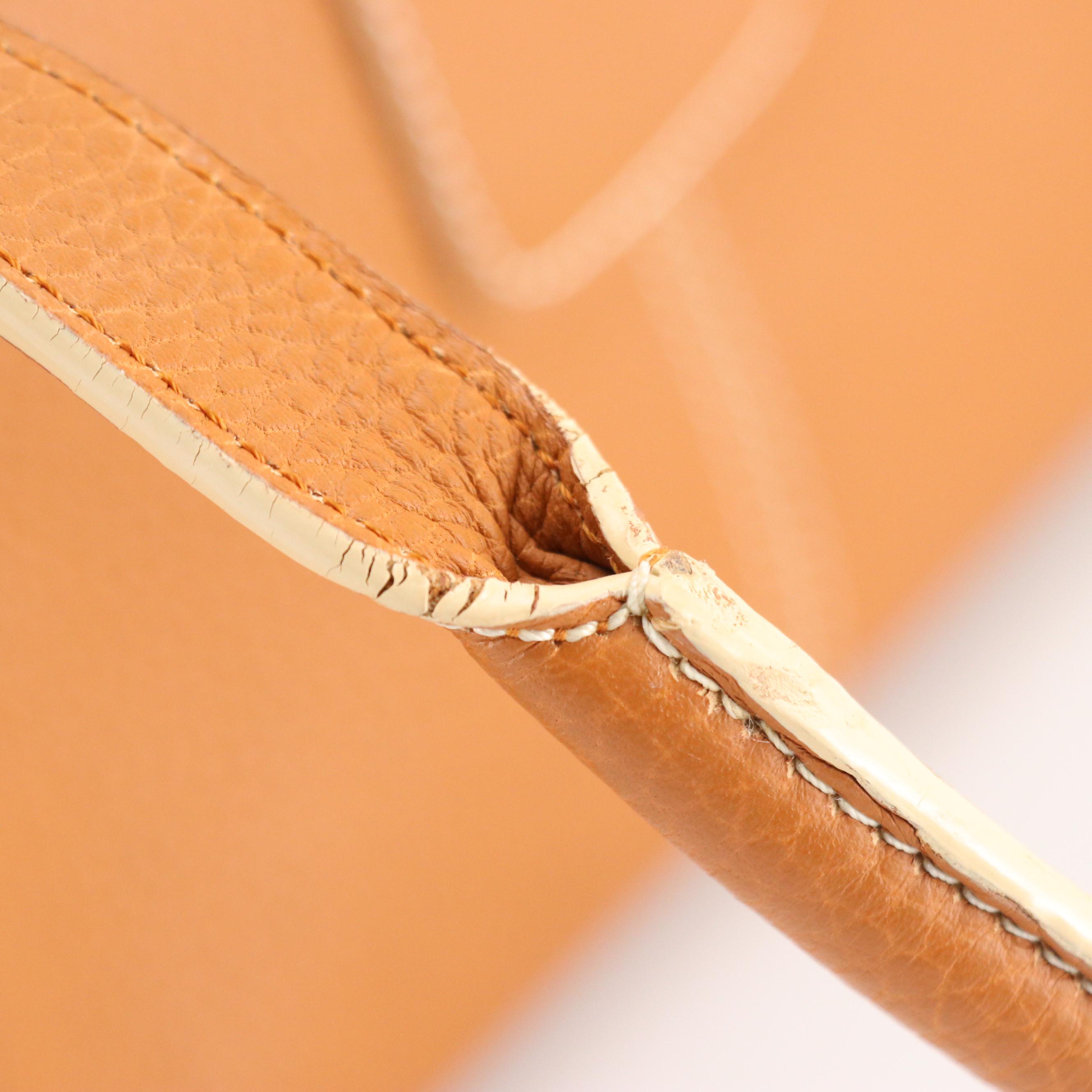 Loewe Senda Shoulder Satchel in Caramel Brown Grained Calf Leather