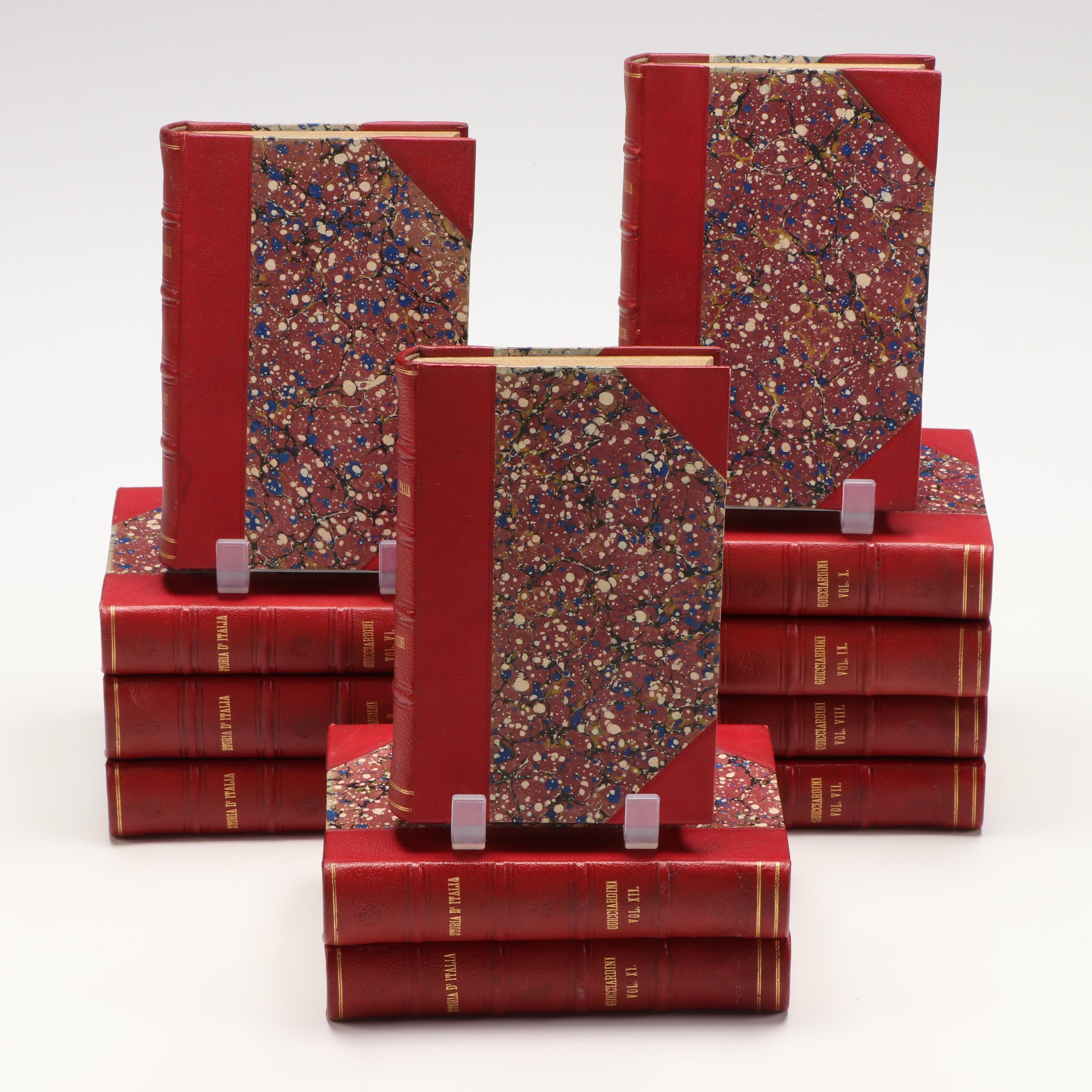 Italian "Storia D'Italia" Continuation by Carlo Botta, 1883