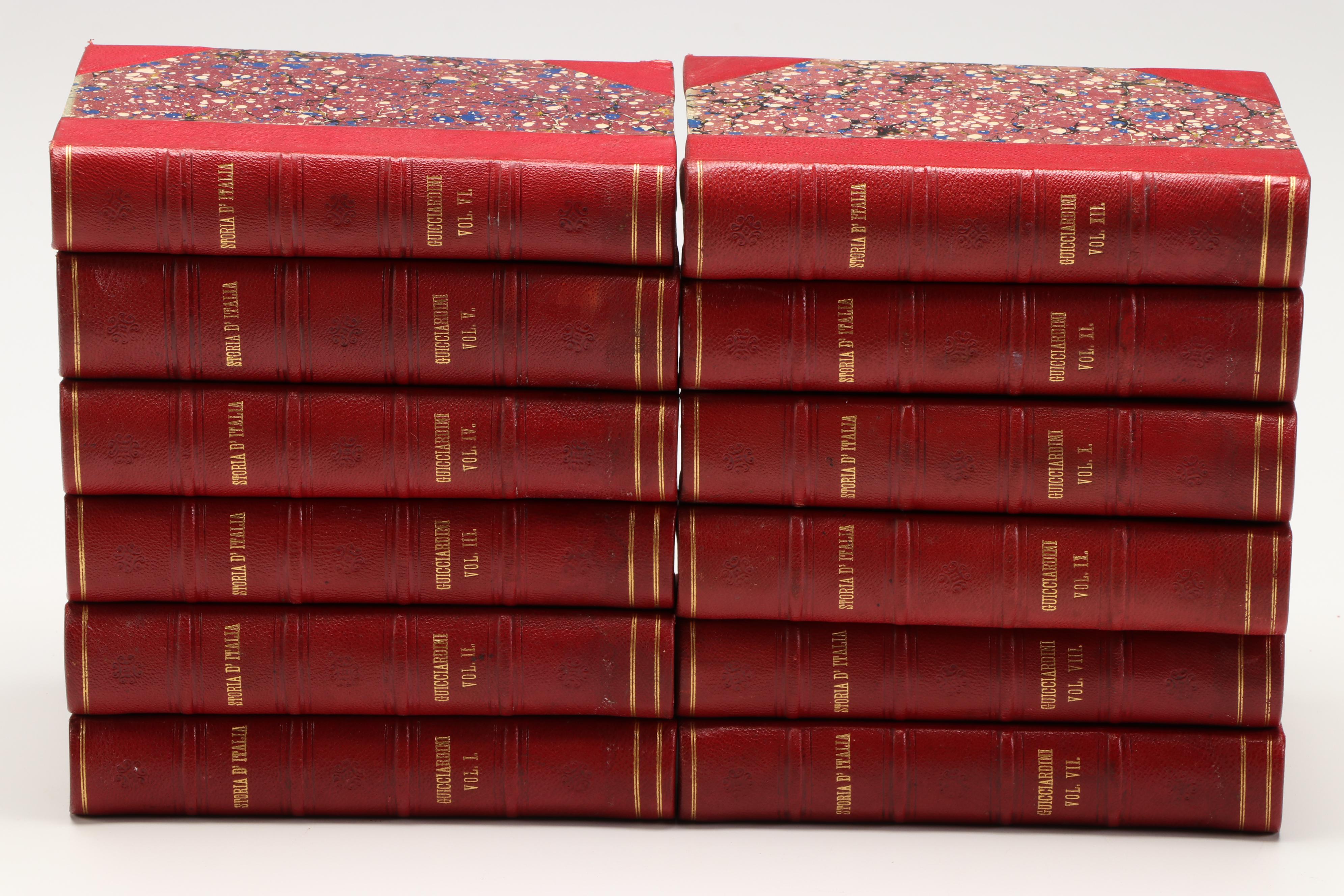 Italian "Storia D'Italia" Continuation by Carlo Botta, 1883