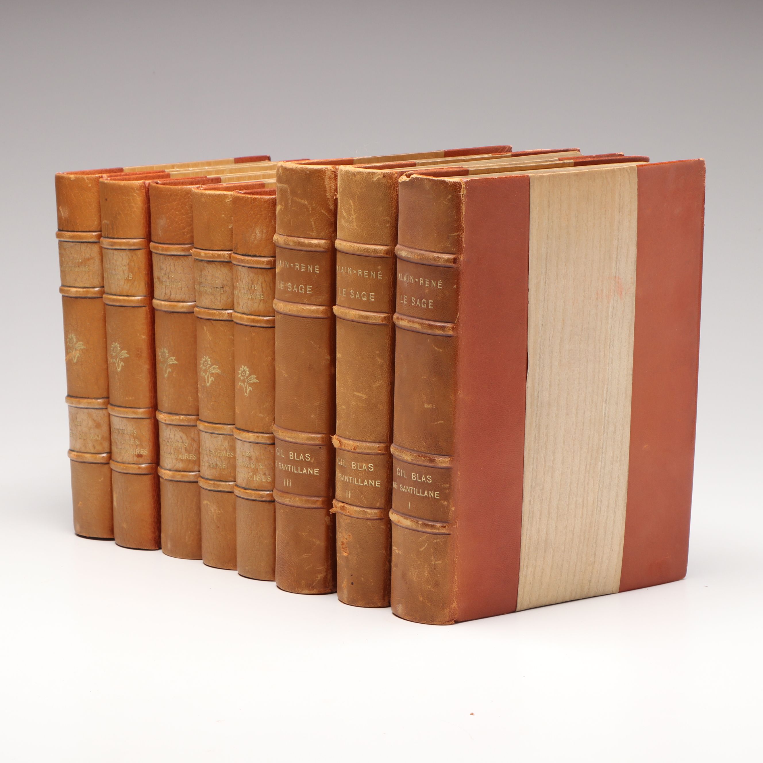 Illustrated "Gil Blas De Santillane" with "Works of Baudelaire" Full Sets