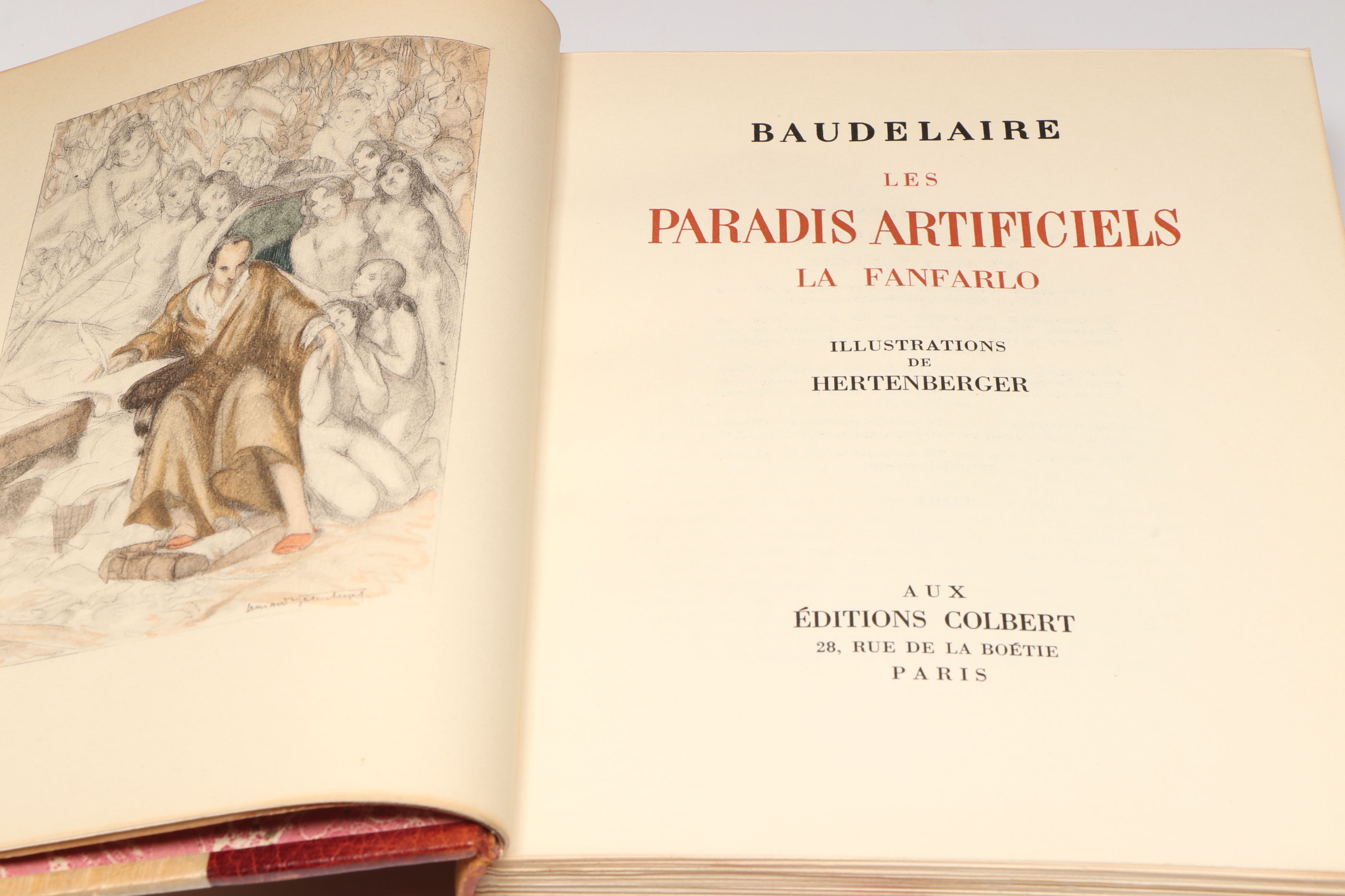 Illustrated "Gil Blas De Santillane" with "Works of Baudelaire" Full Sets