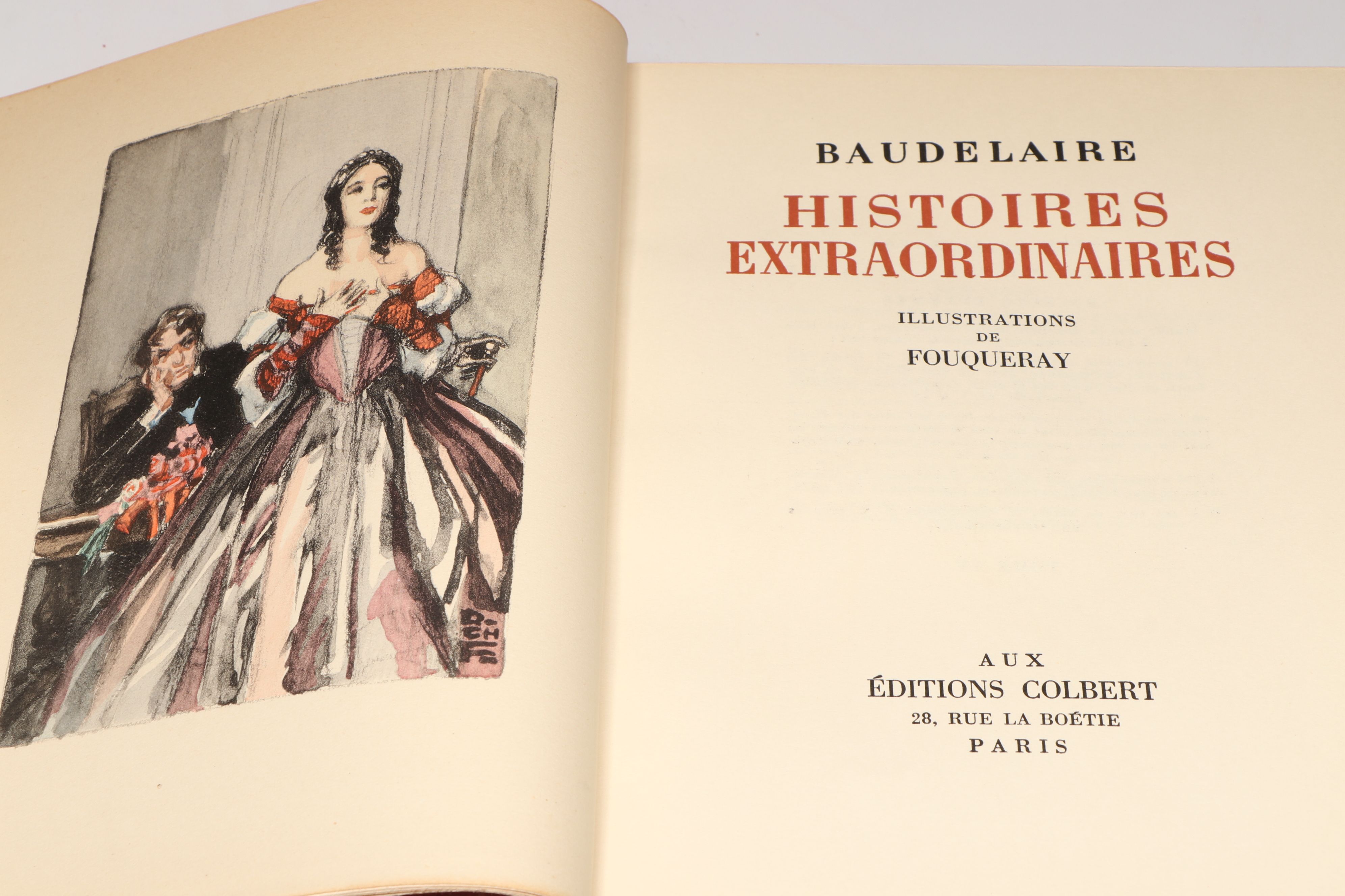 Illustrated "Gil Blas De Santillane" with "Works of Baudelaire" Full Sets