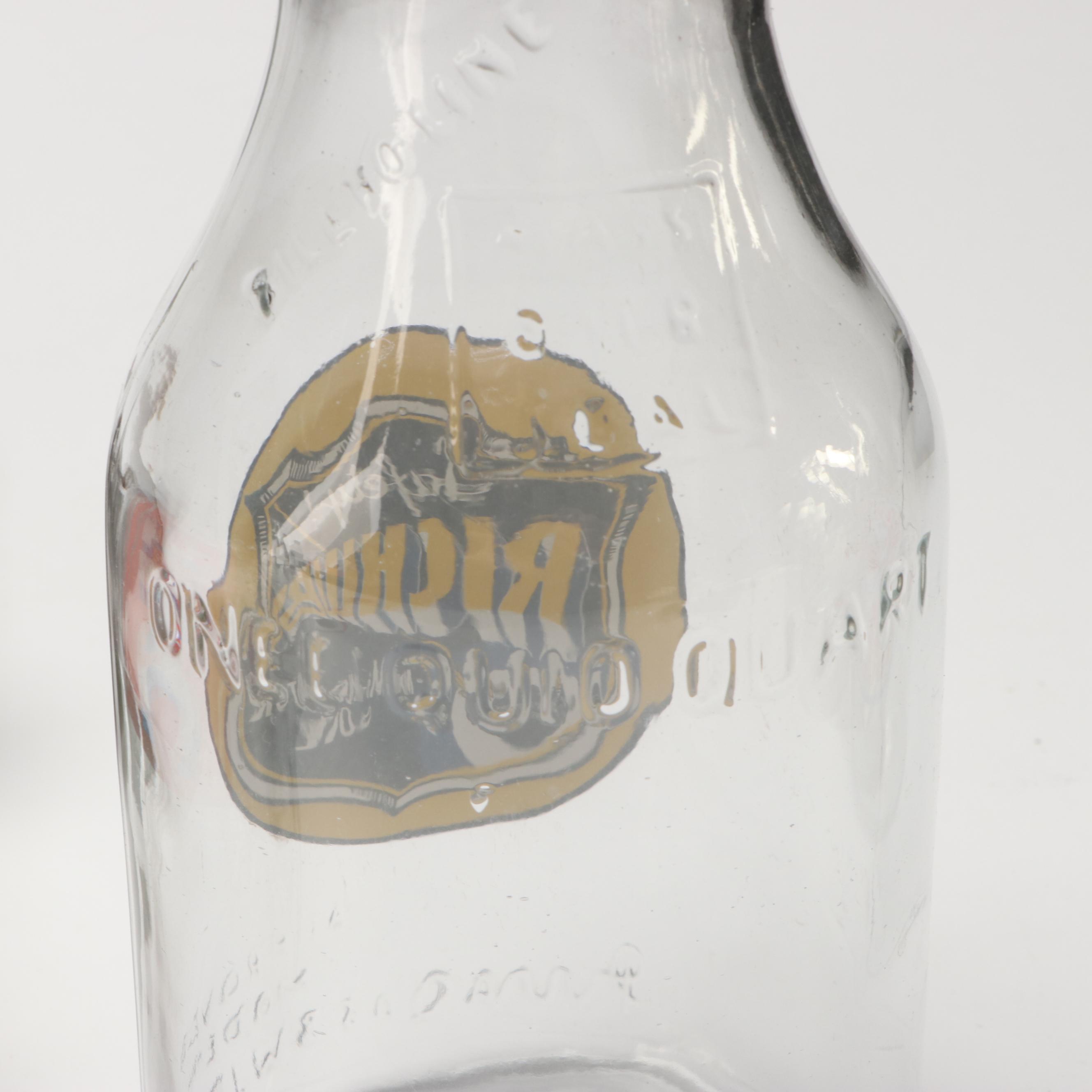 Atlantic, Polly and Other Glass Motor Oil Bottles