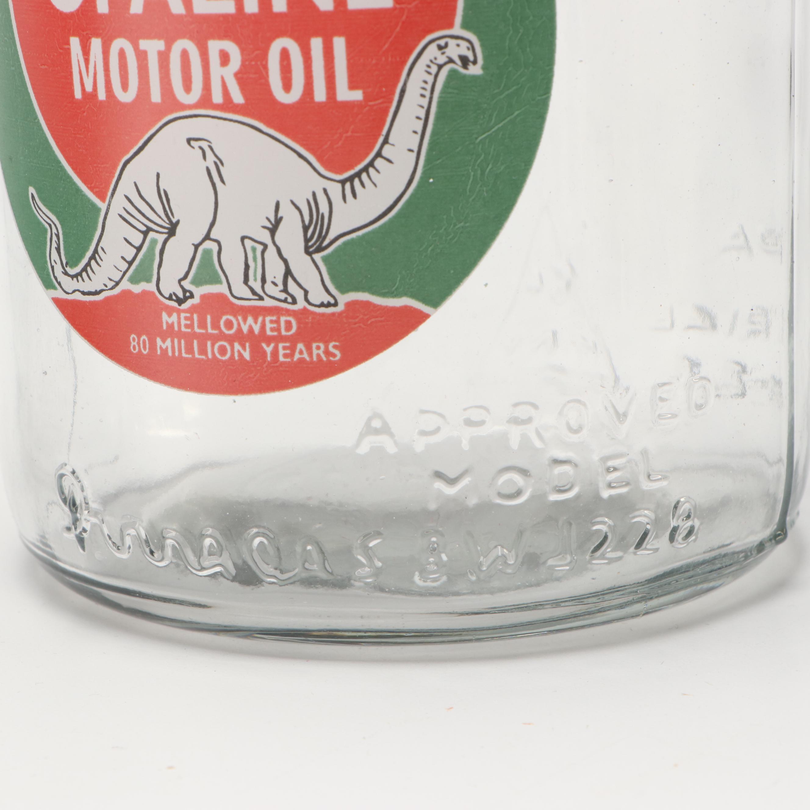 Atlantic, Polly and Other Glass Motor Oil Bottles