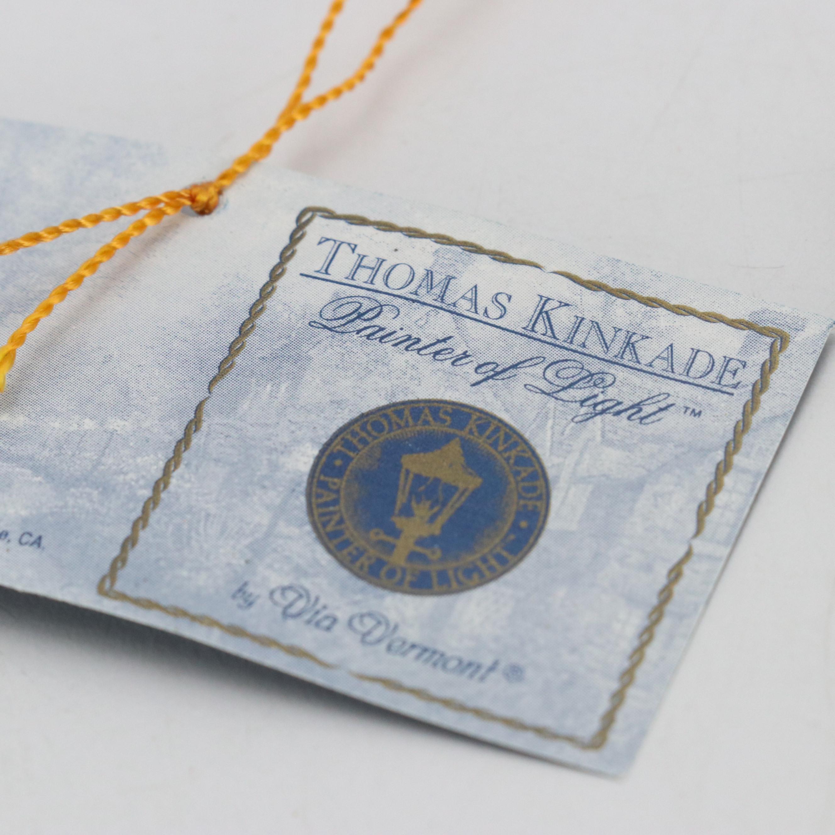 Enesco Corp. Thomas Kinkade Hanging Glass Panel & Luxottica Prescription Glasses