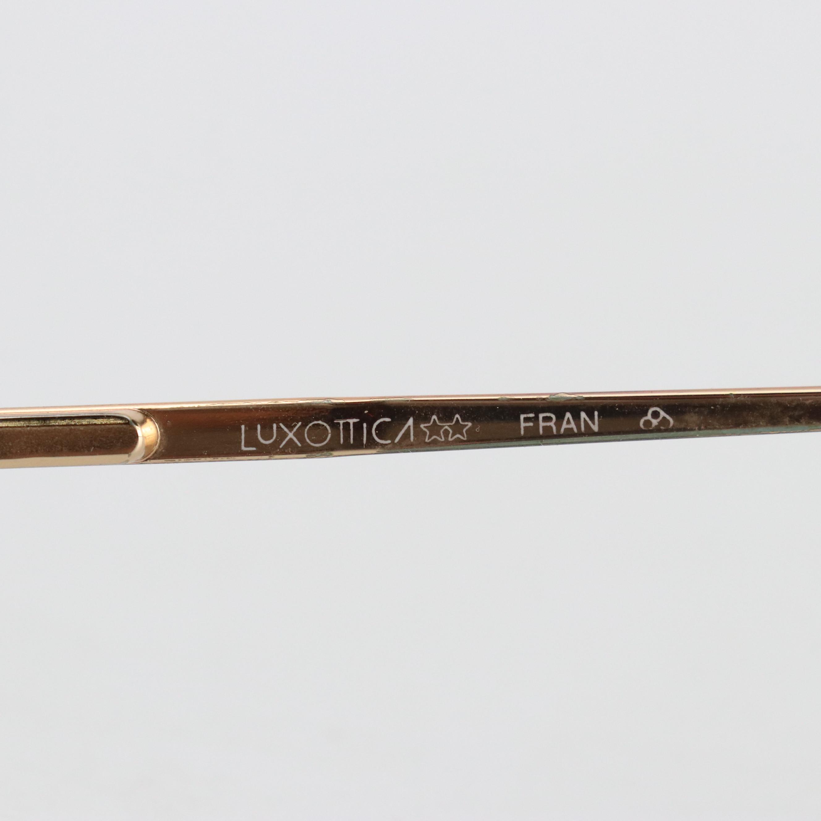 Enesco Corp. Thomas Kinkade Hanging Glass Panel & Luxottica Prescription Glasses