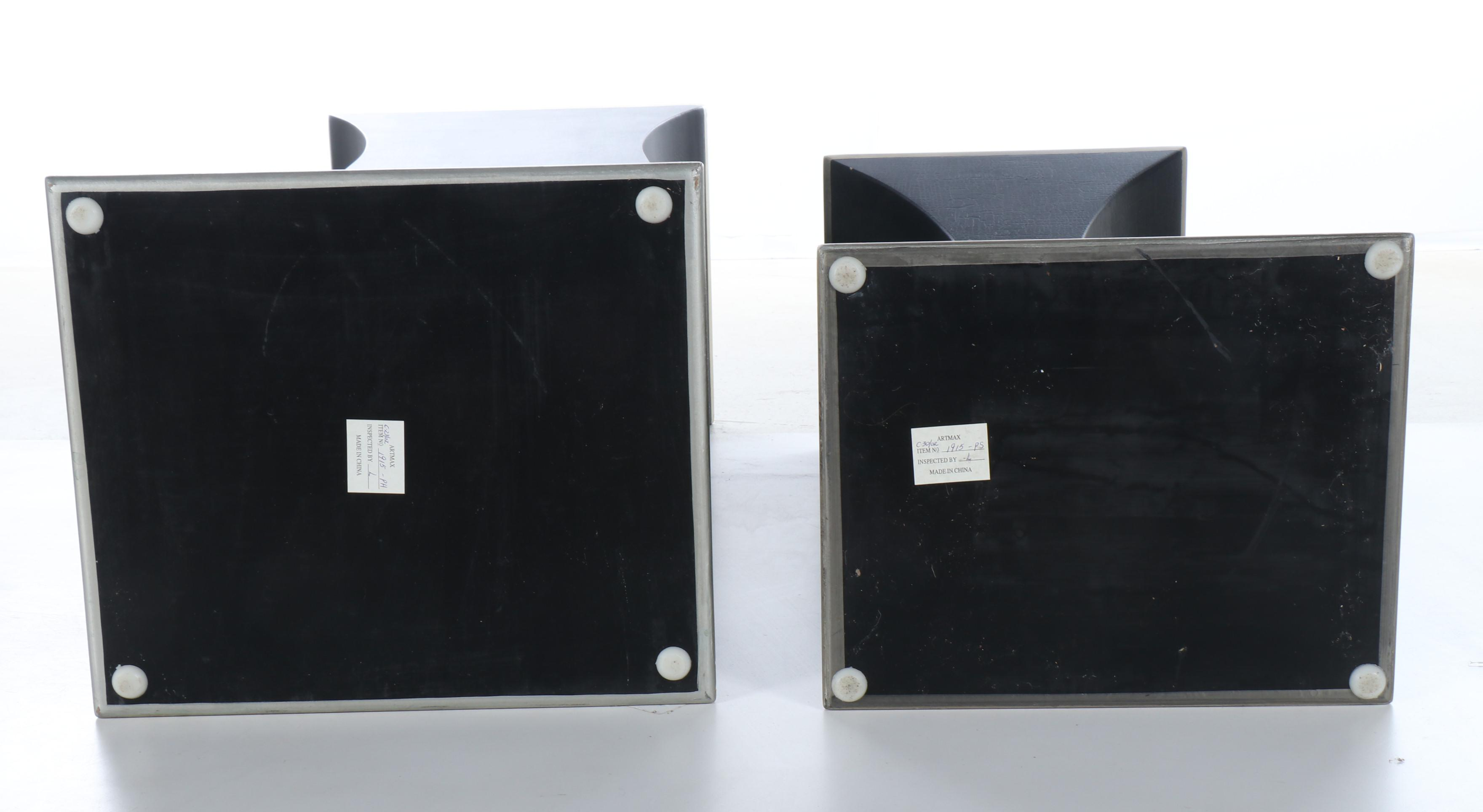 Artmax Hourglass Pedestal Stands