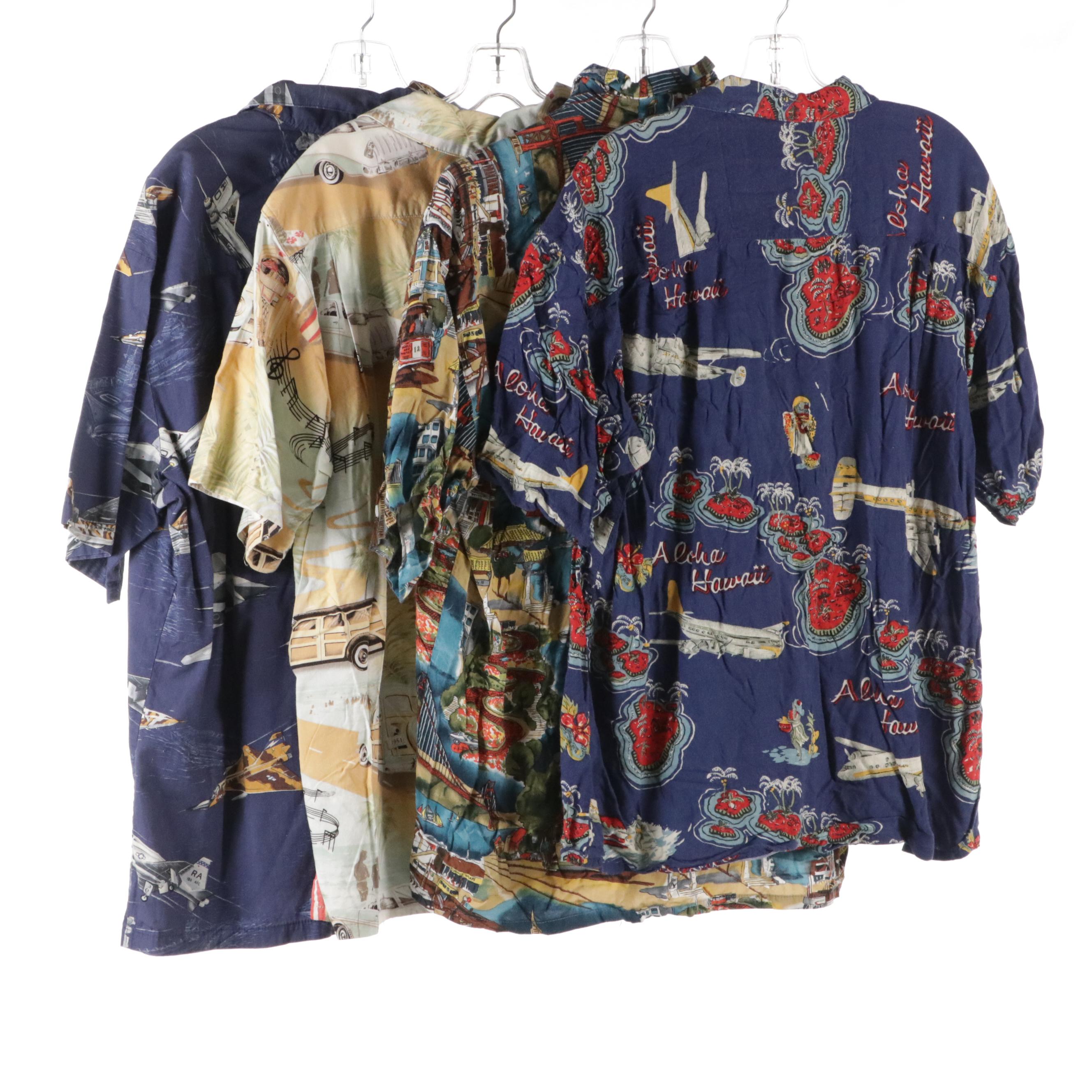 Men's Air Force One, Vintage Cars, Golden Gate Bridge and Other Printed Shirts